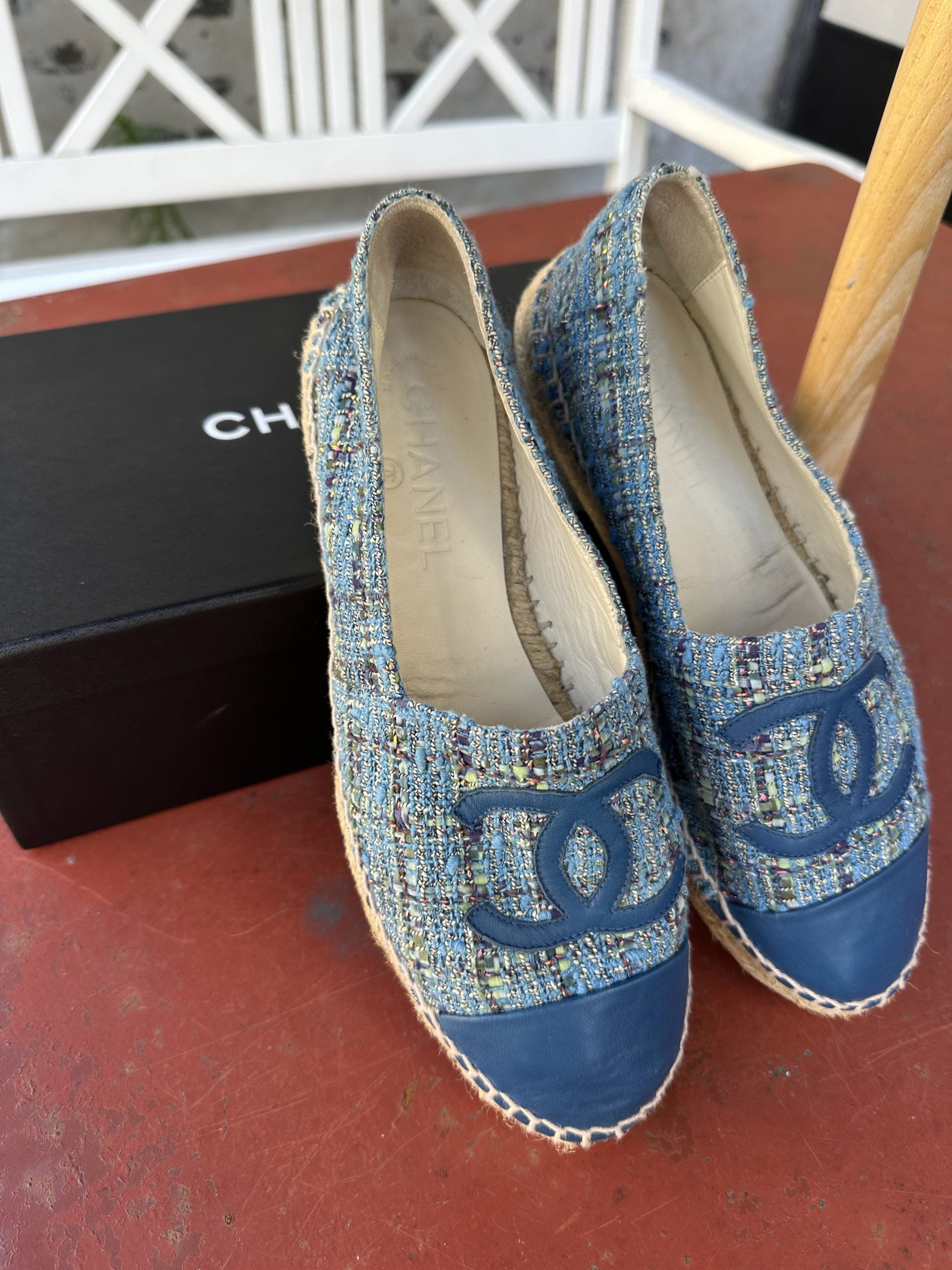 Chanel Espadrilles Blue