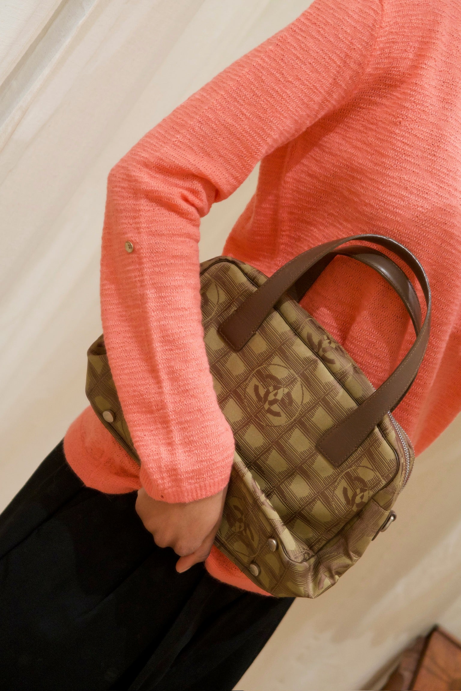 Chanel Travel Line Nylon Bag