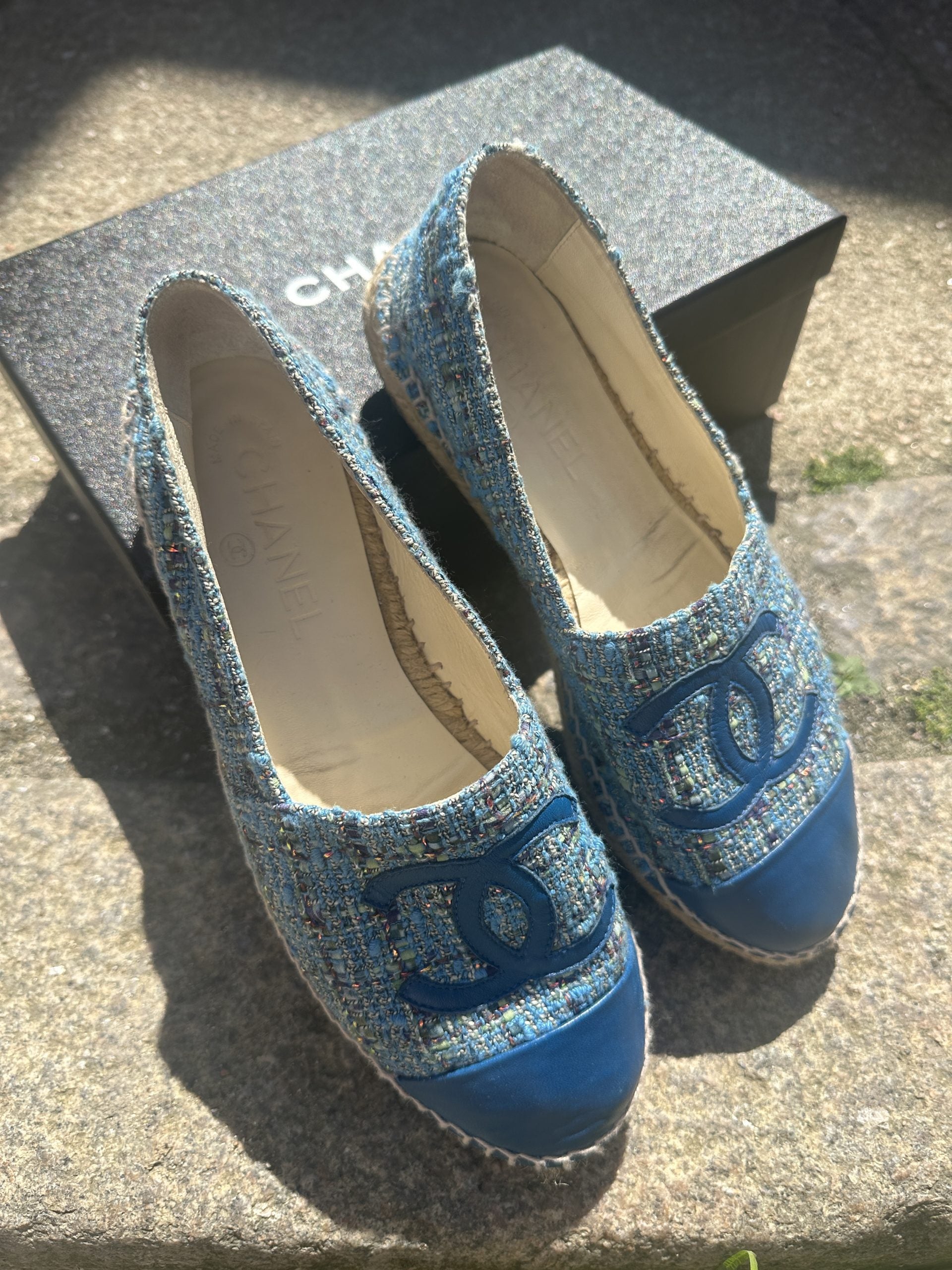 Chanel Espadrilles Blue