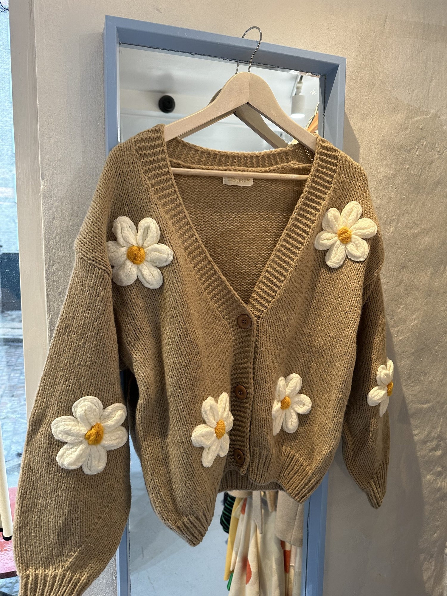 Blomstret Cardigan