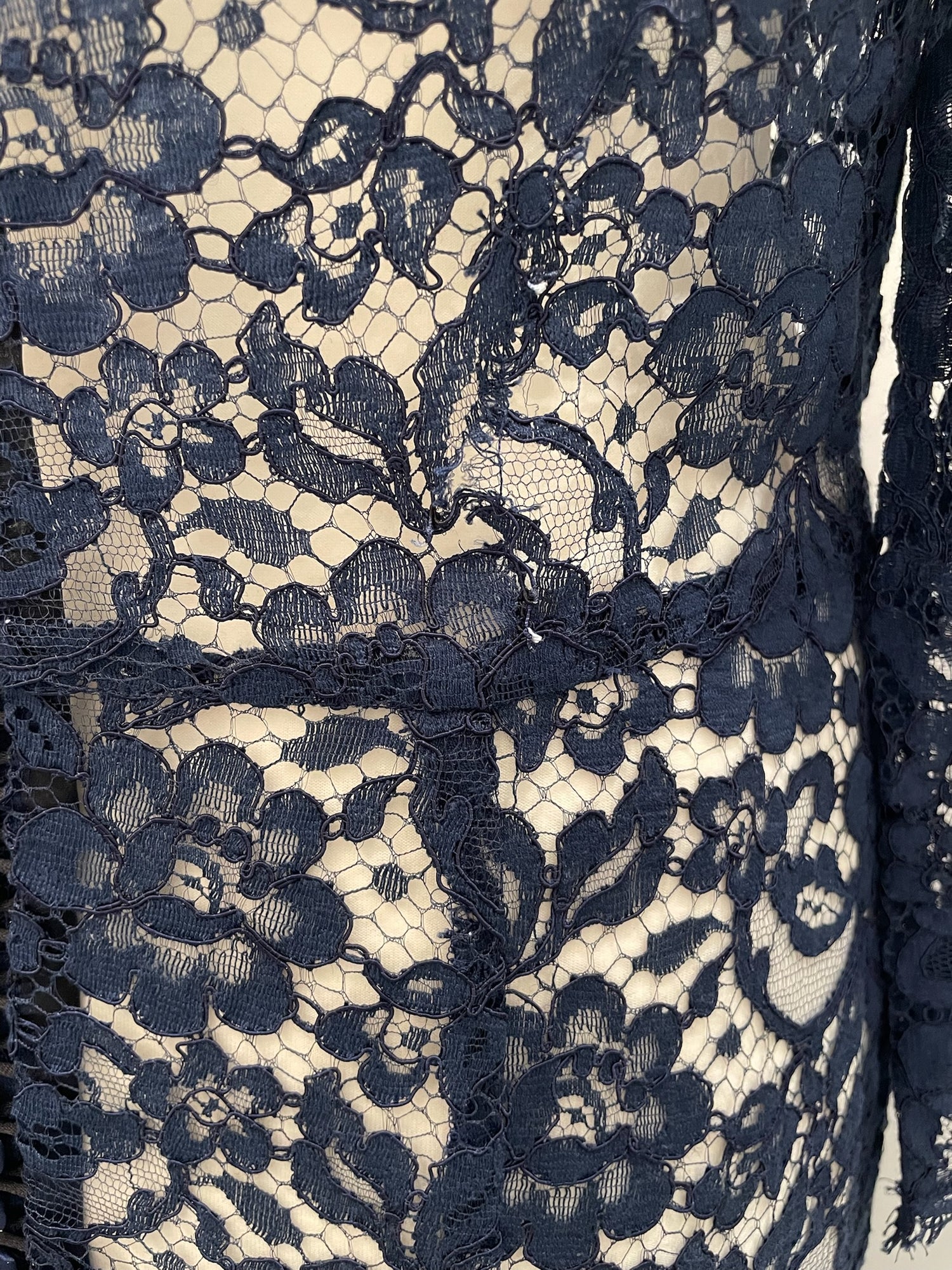 Skrædder Syet Blonde Kjole