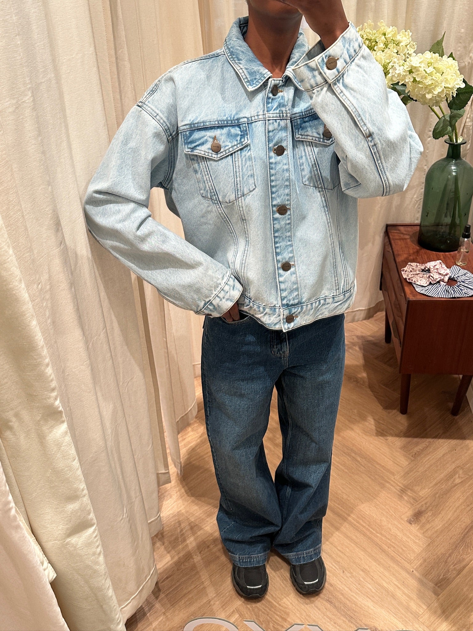 Skall Denim Jakke