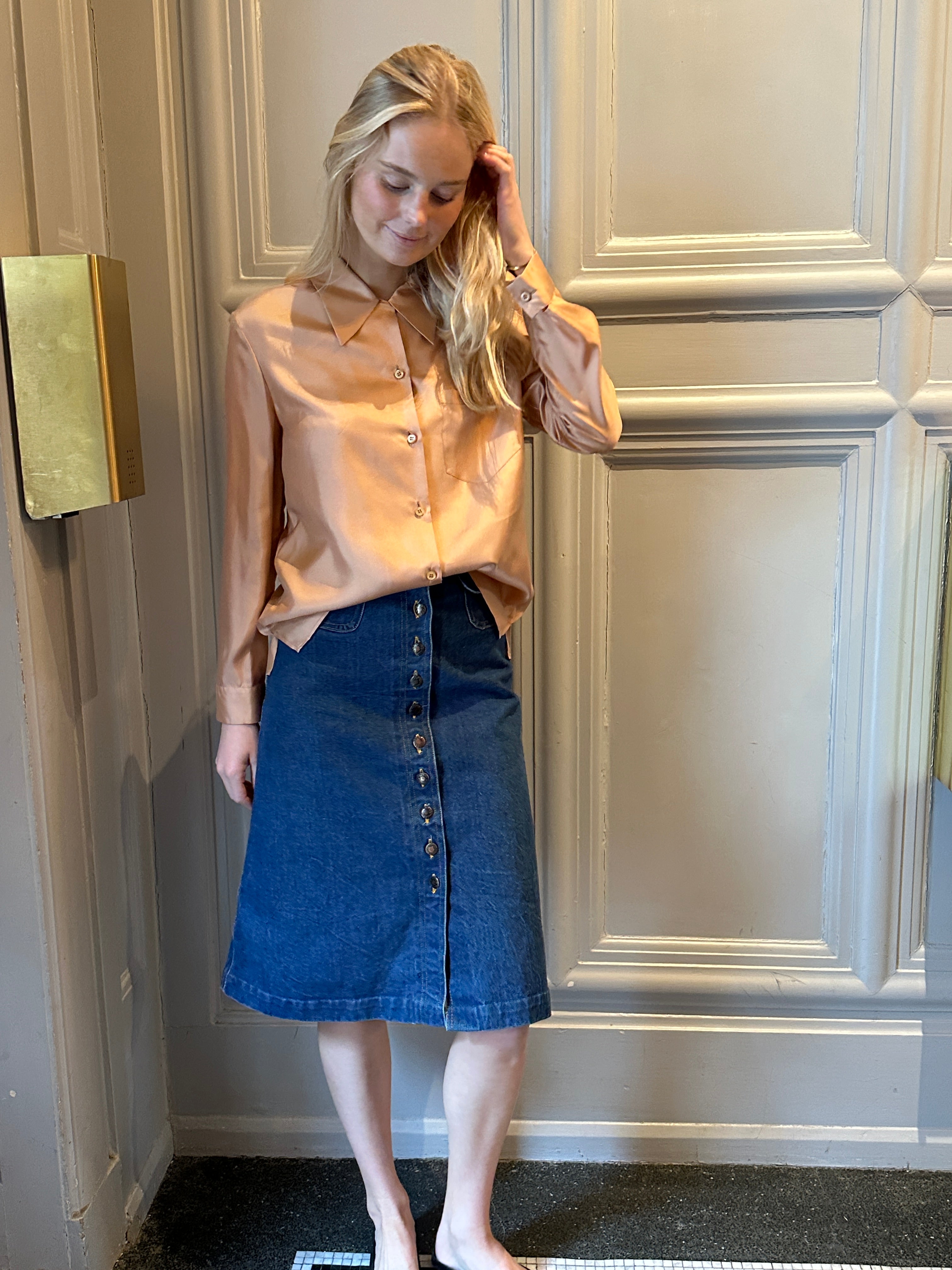 Scharfex Denim Nederdel