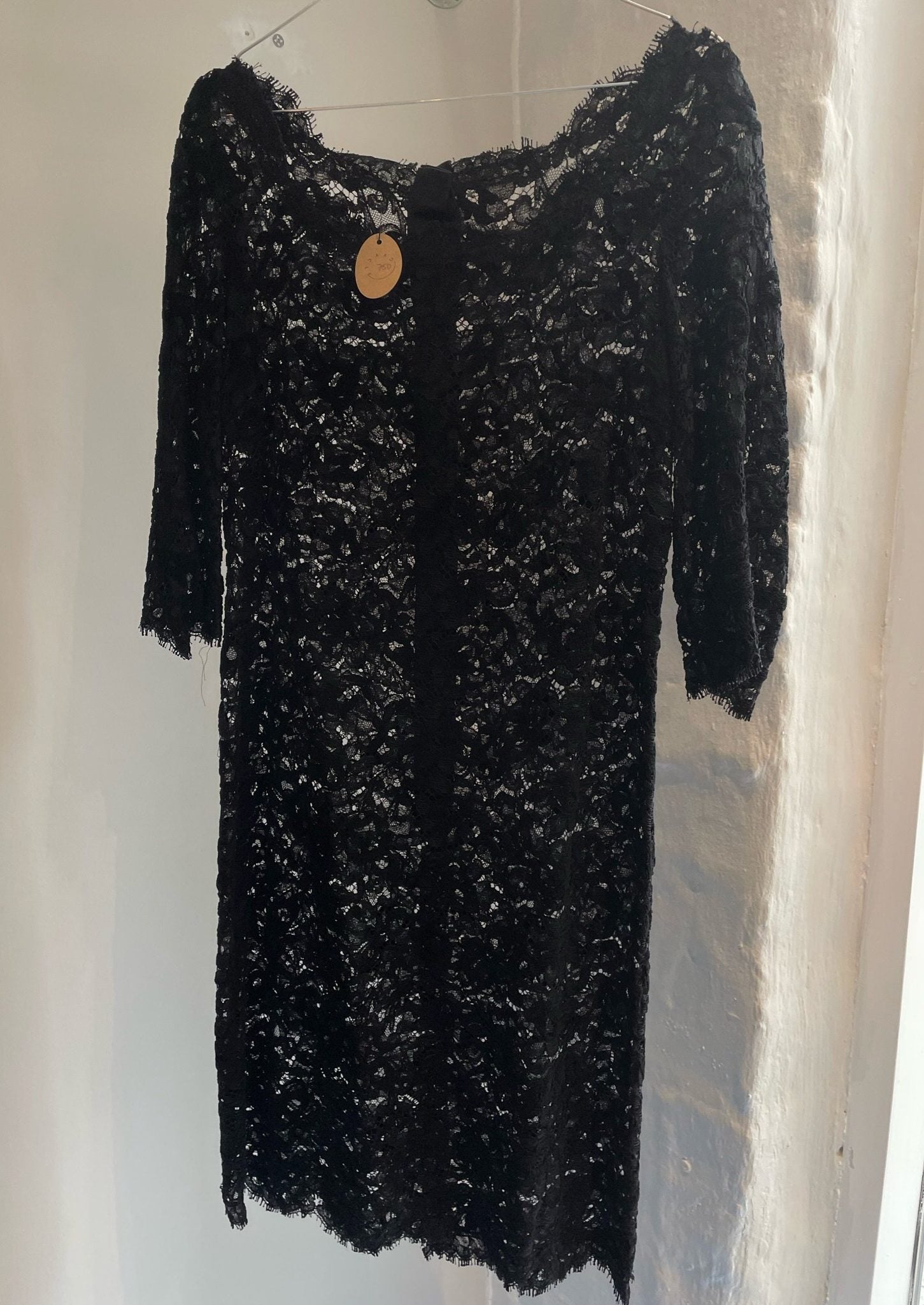 brand unknown kjole sort blonde forfra