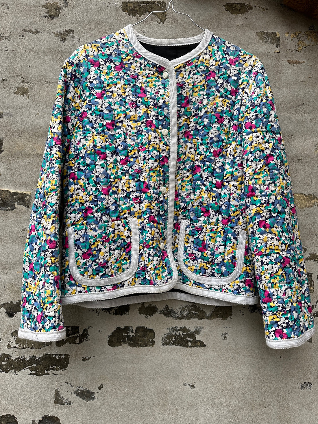 brand unknown blomstret jakke