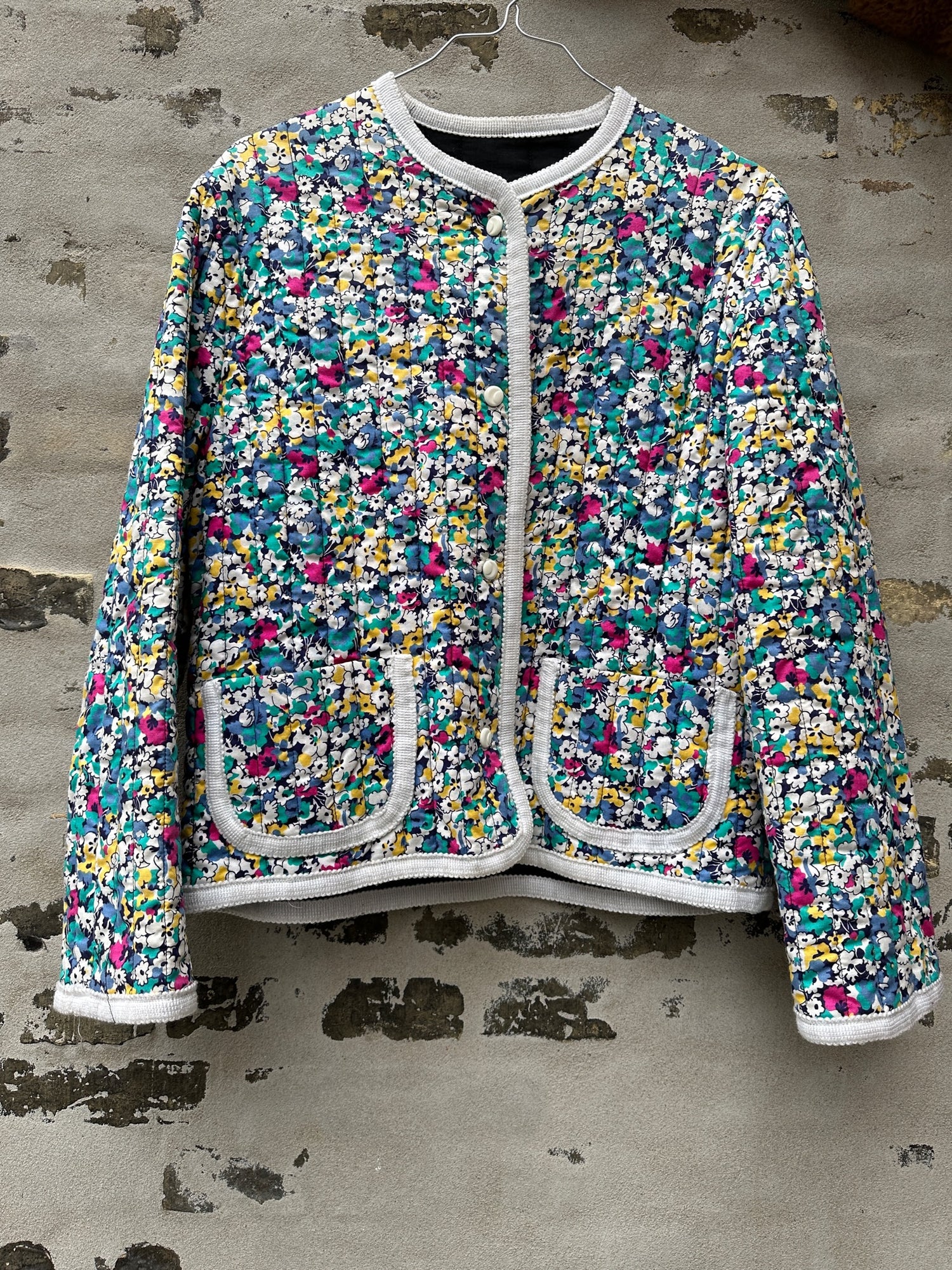 brand unknown blomstret jakke