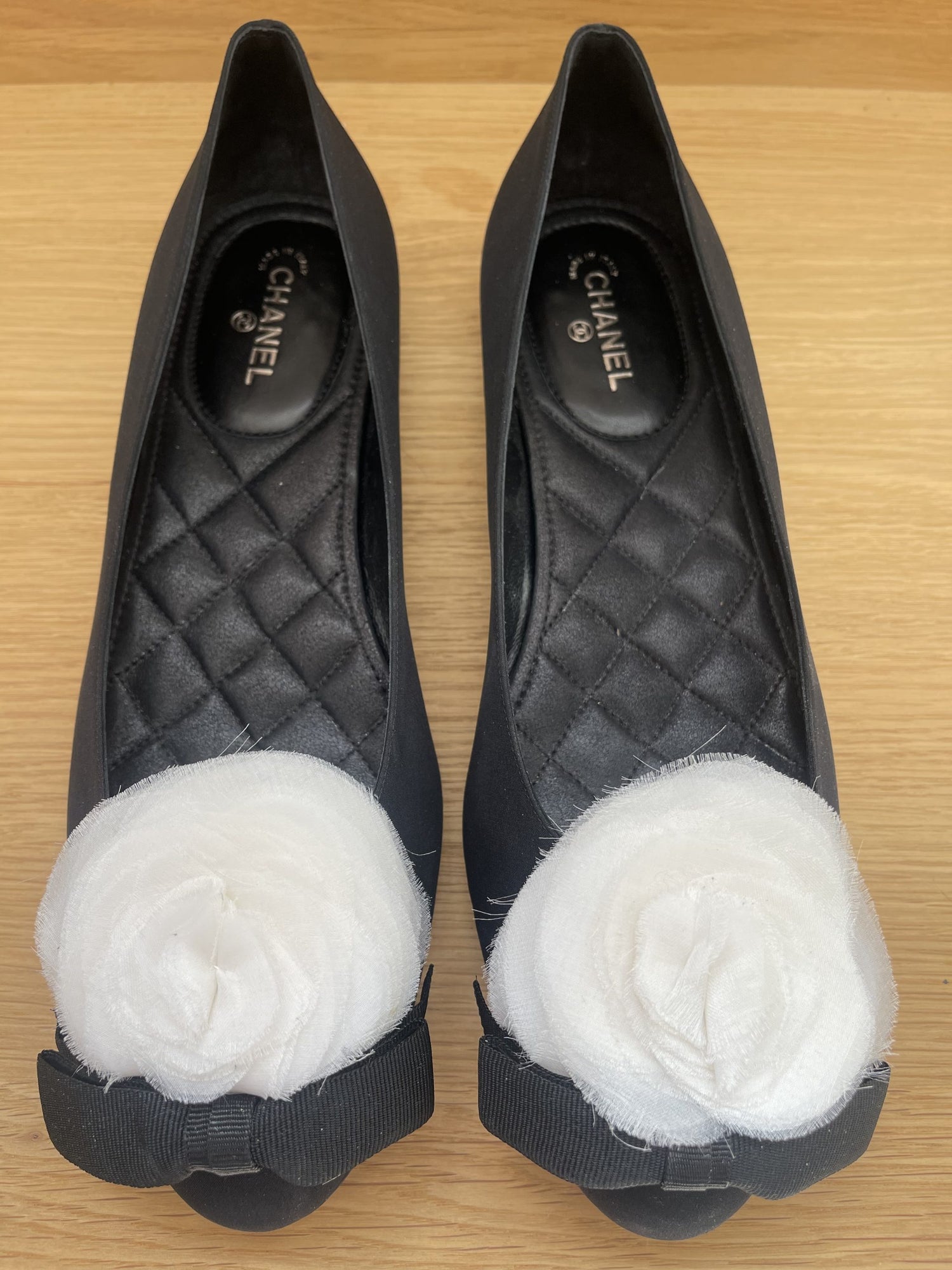 Chanel ballerina forfra