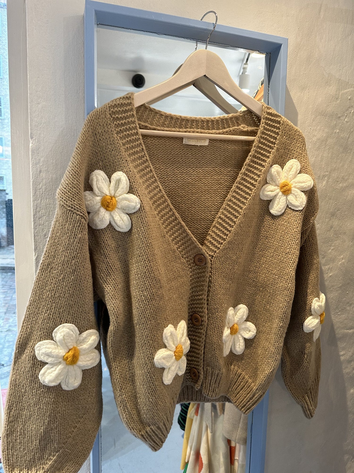 Blomstret Cardigan