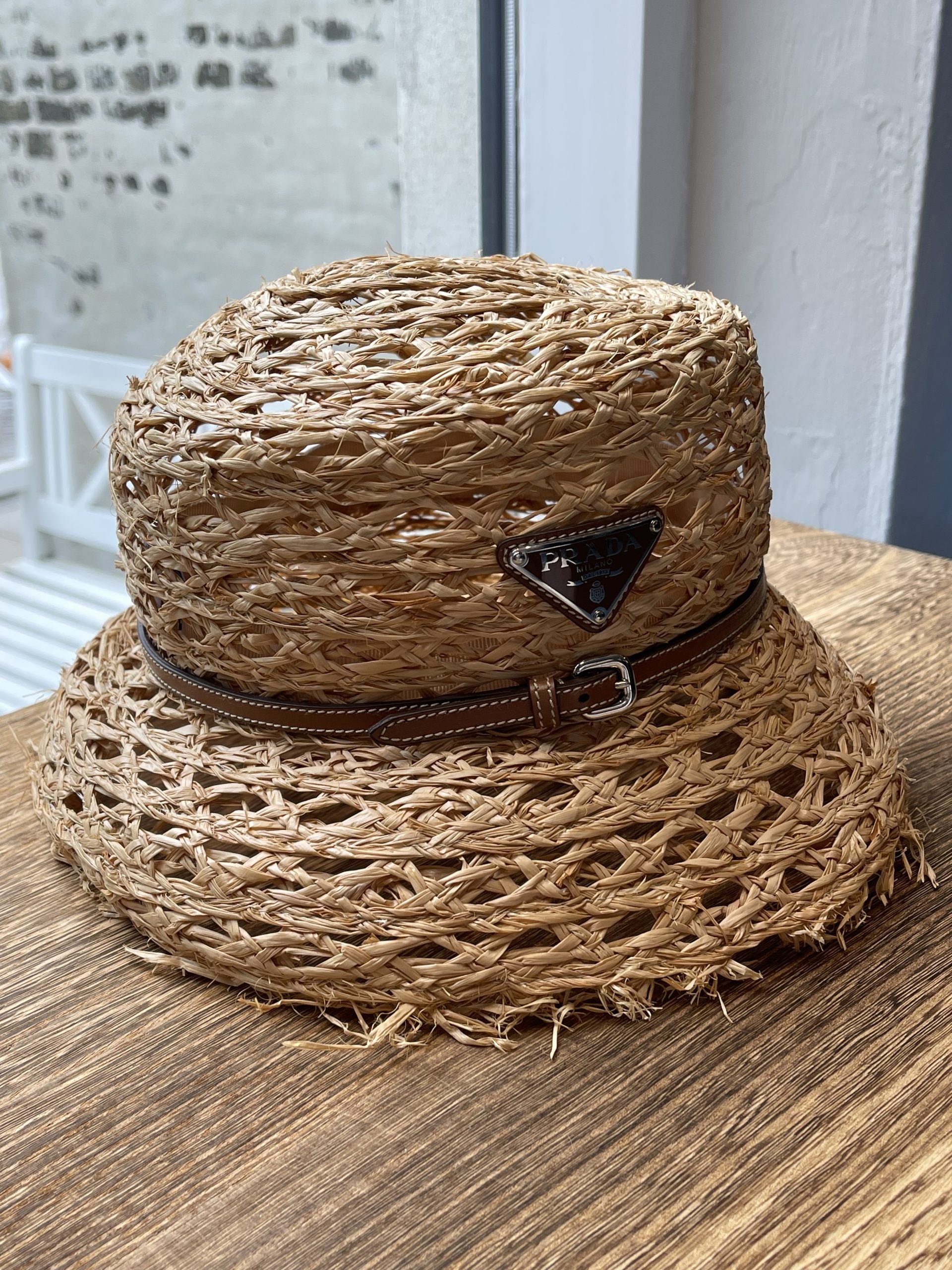 Prada raffia hat
