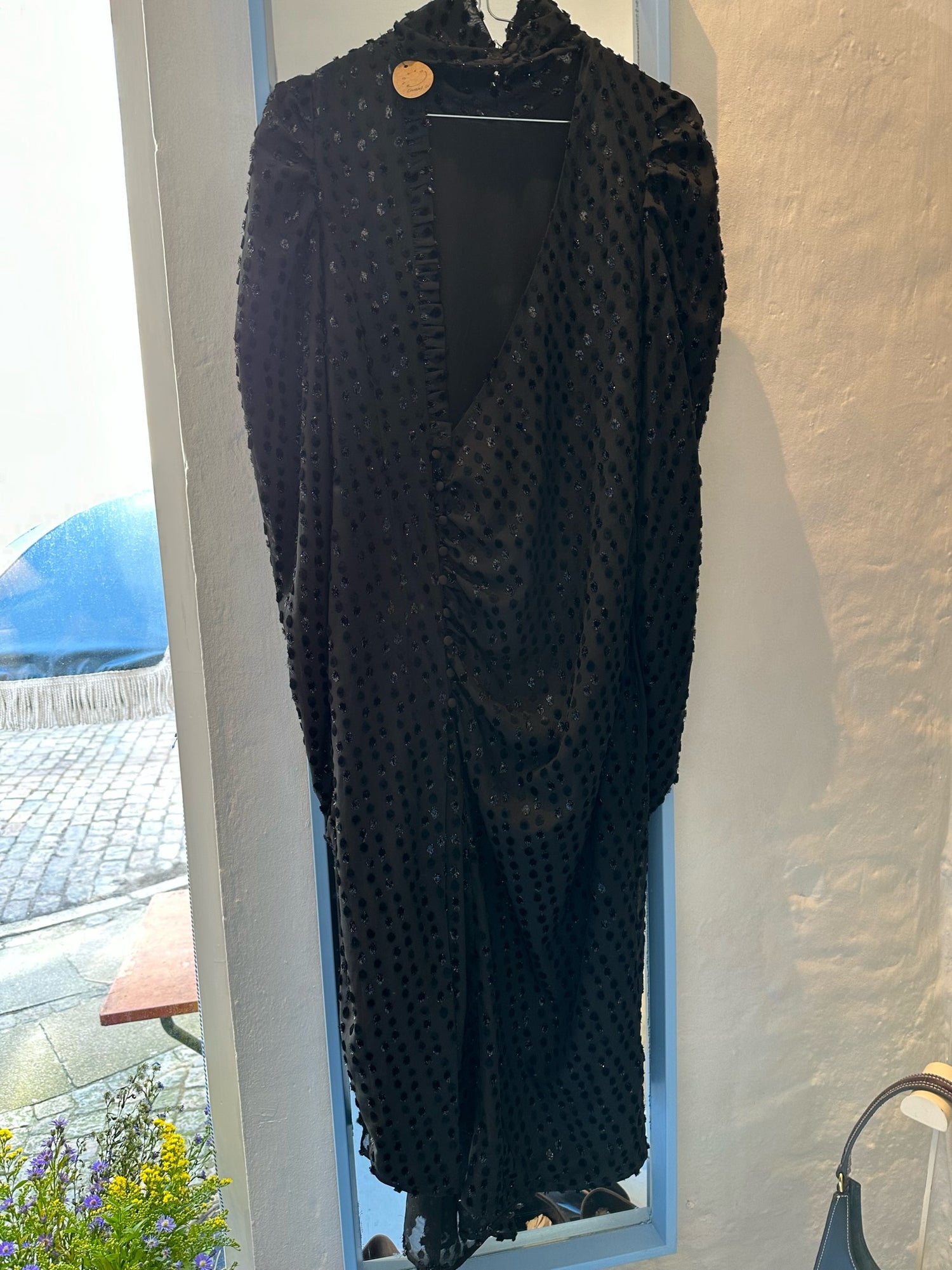 brand unknown kjole sort bagfra