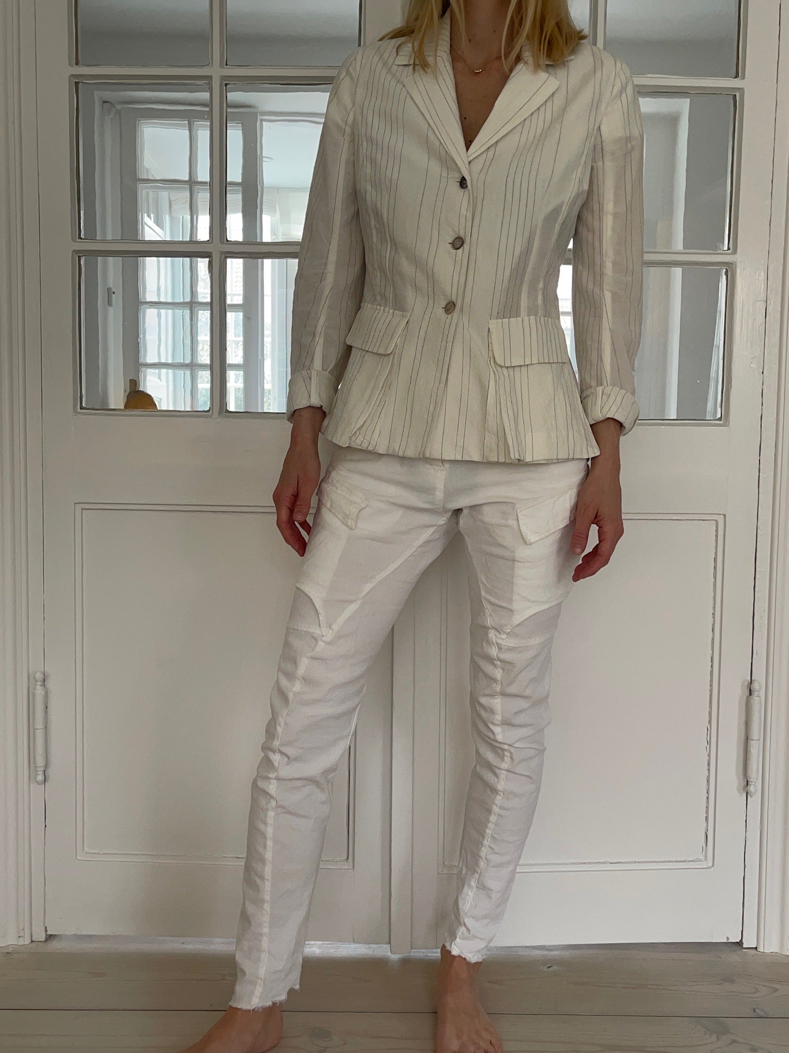 Masnada sæt hvid forfra på model