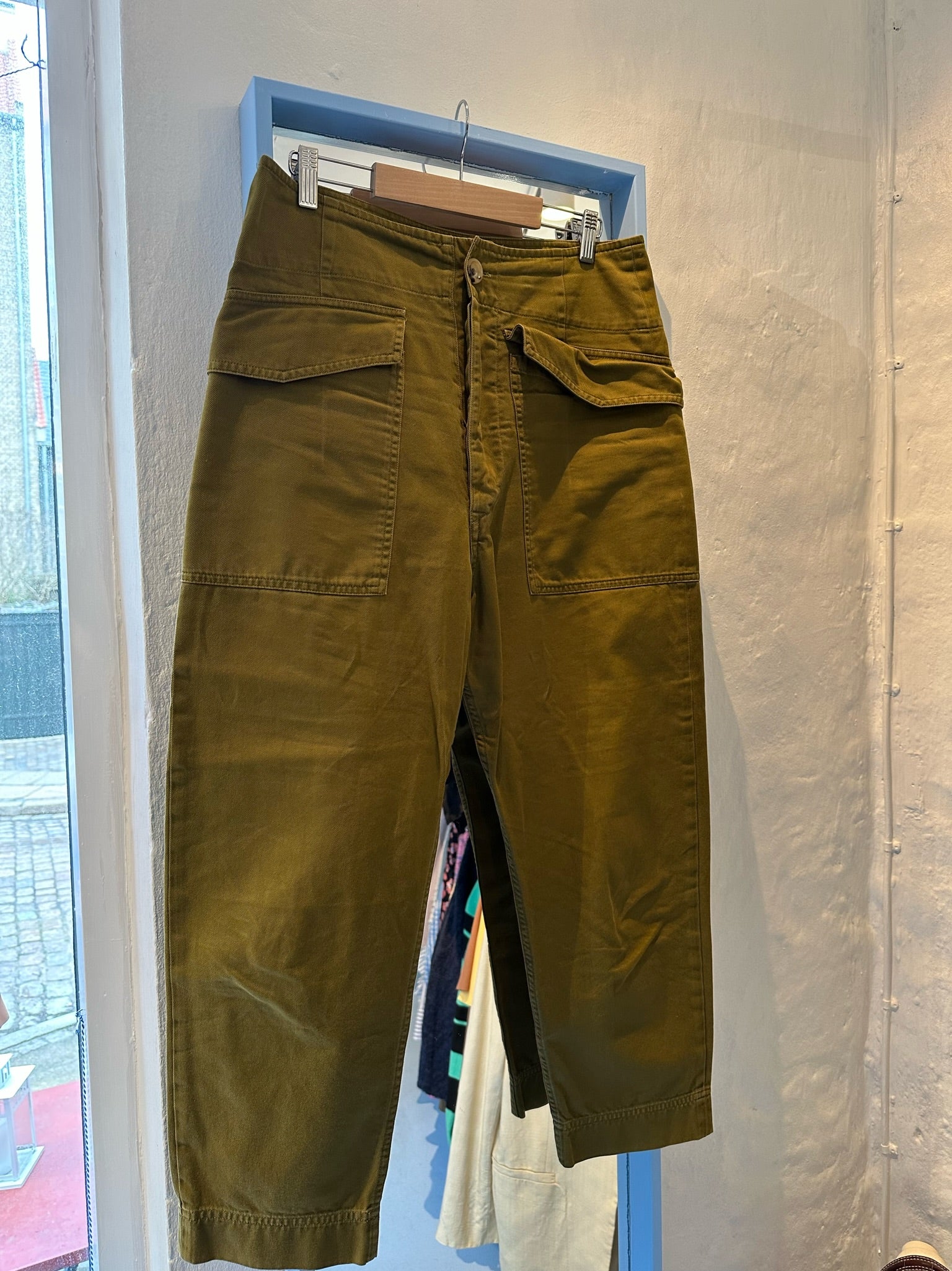 Isabel Marant bukser grønne forfra