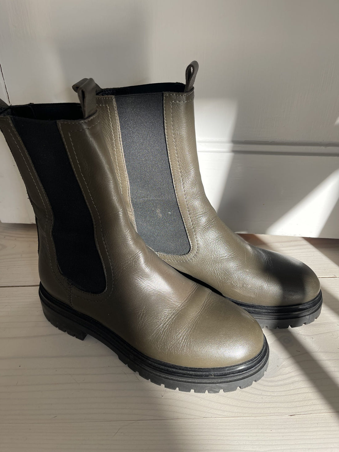 Bukela Støvler army grøn side