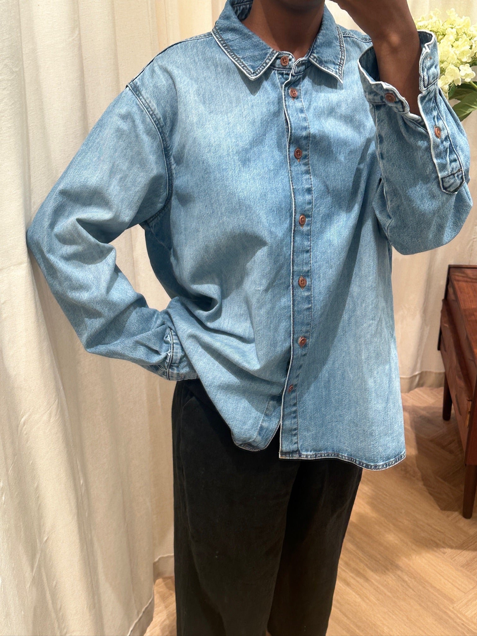 Skall Denim Skjorte