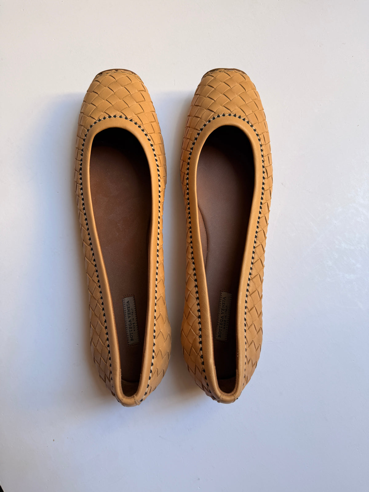 Bottega Veneta Intrecciato Leather Flats