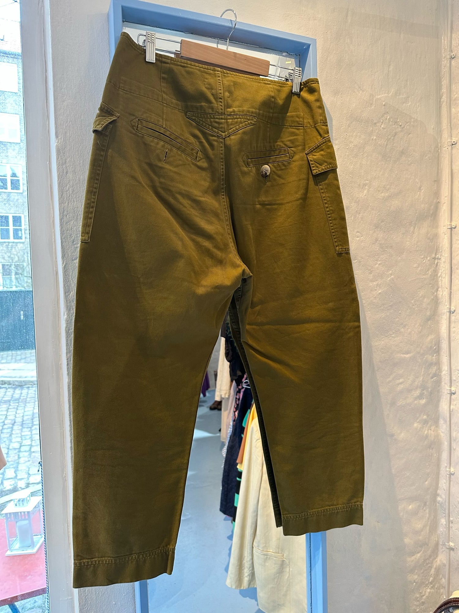 Isabel Marant bukser grønne bagfra