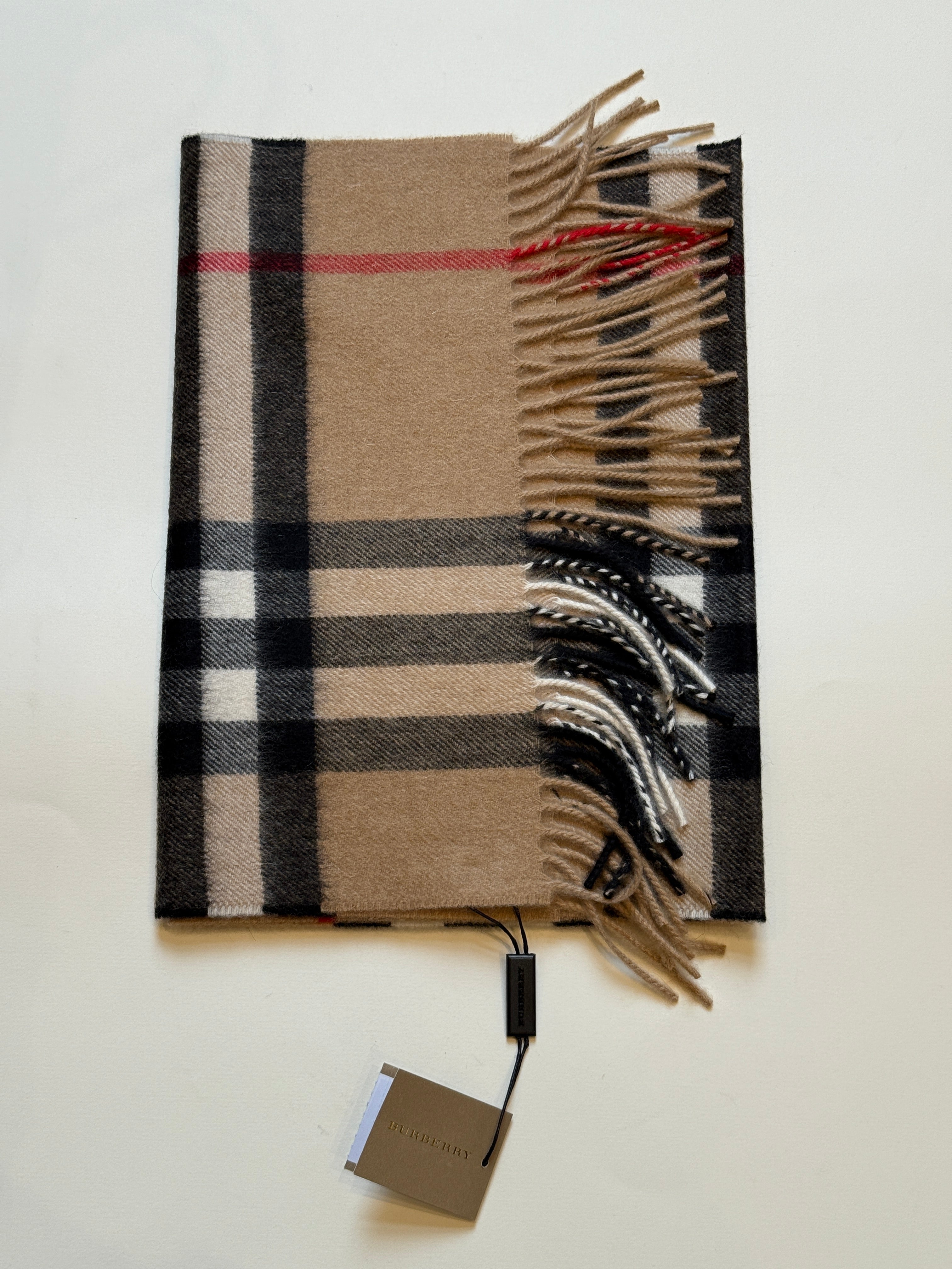 Burberry Cashmere Check Scarf