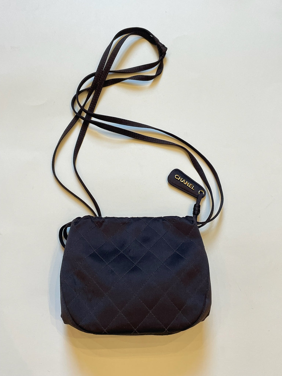 Chanel Quiltet Satin Taske
