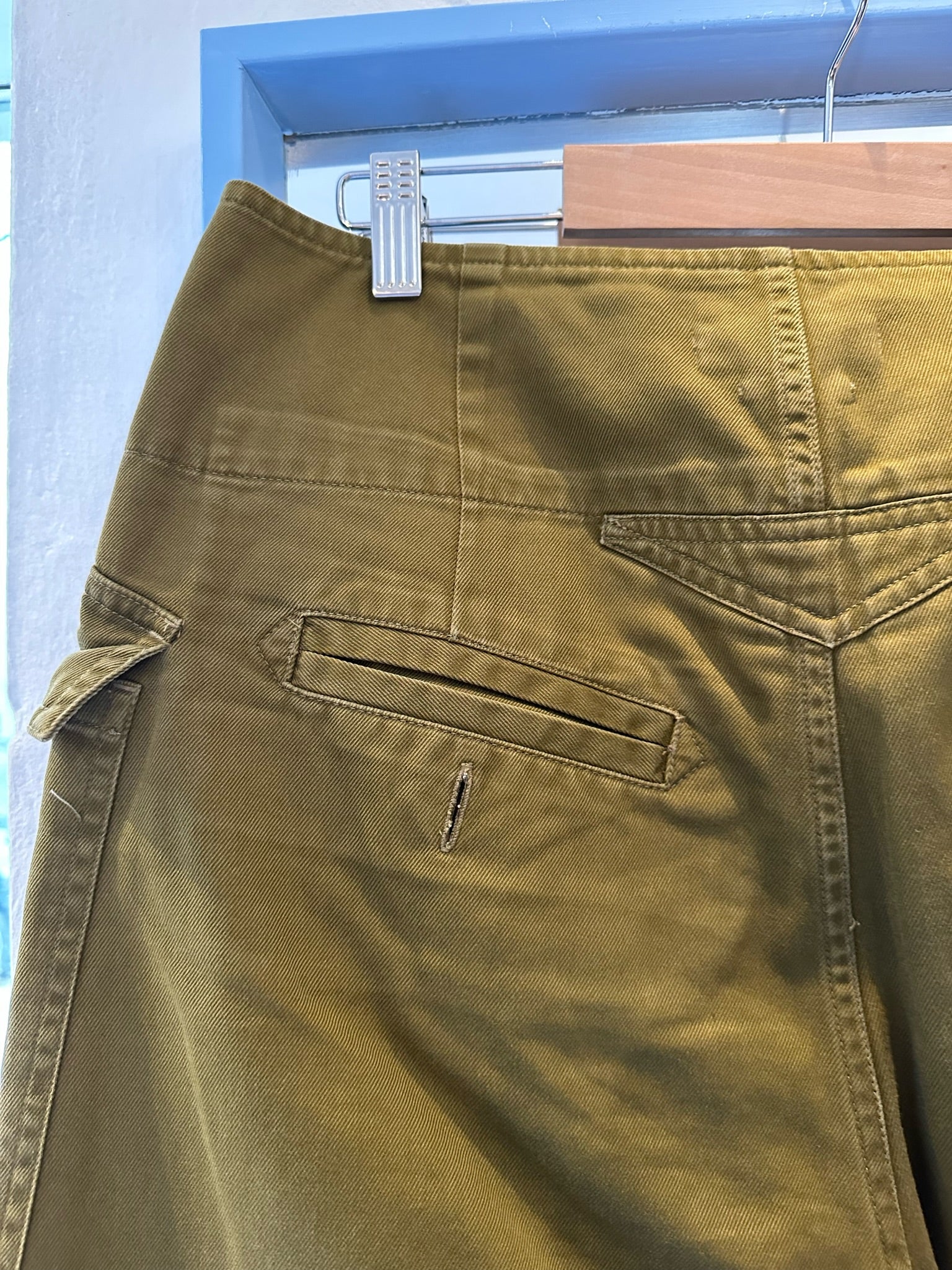 Isabel Marant bukser grønne tæt på bagfra