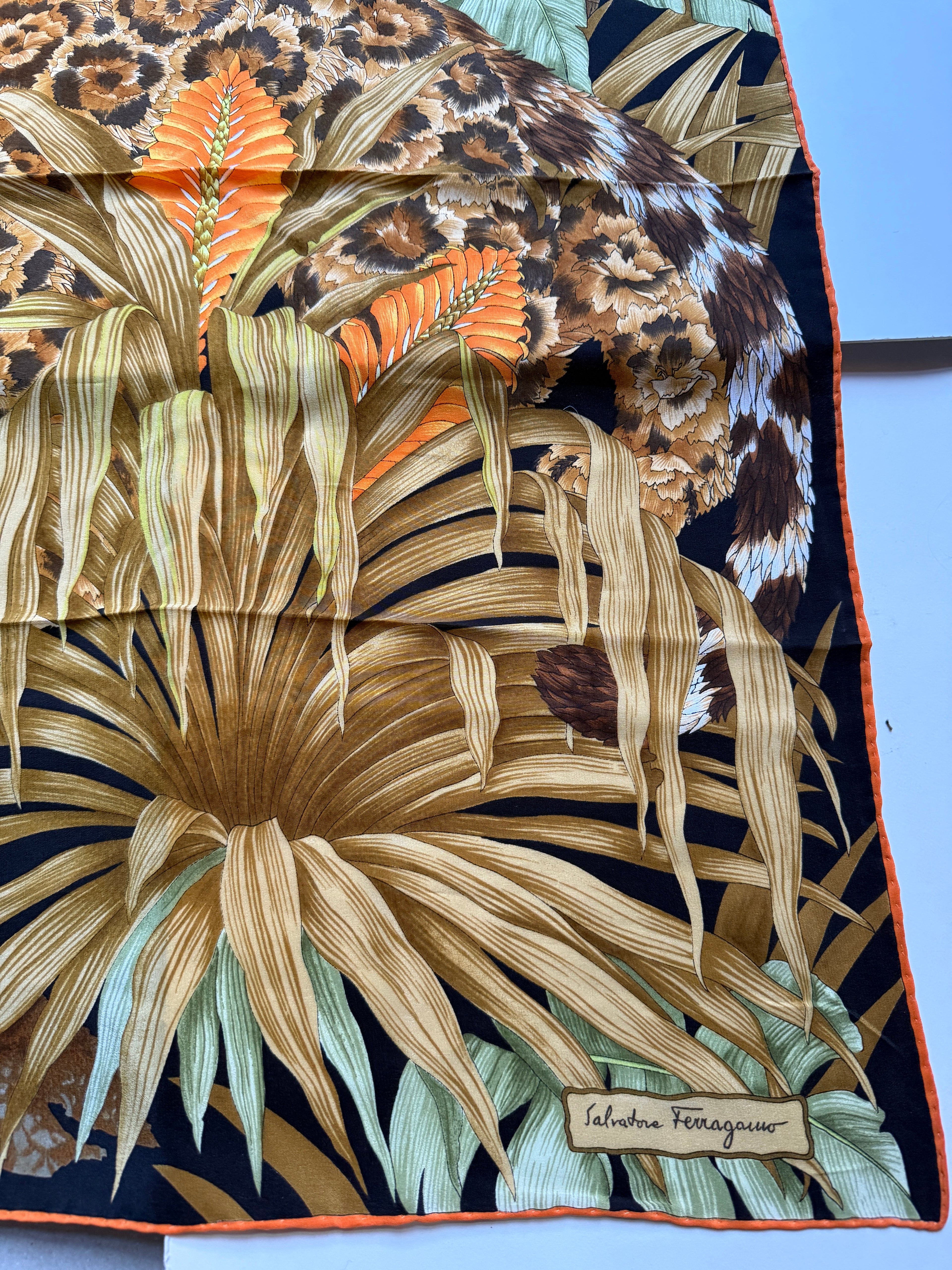 Salvatore Ferragamo Silke Tørklæde