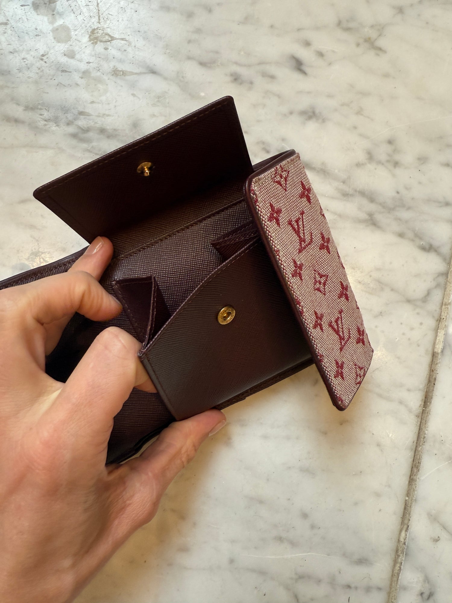 Louis Vuitton Linen Pung / Wallet