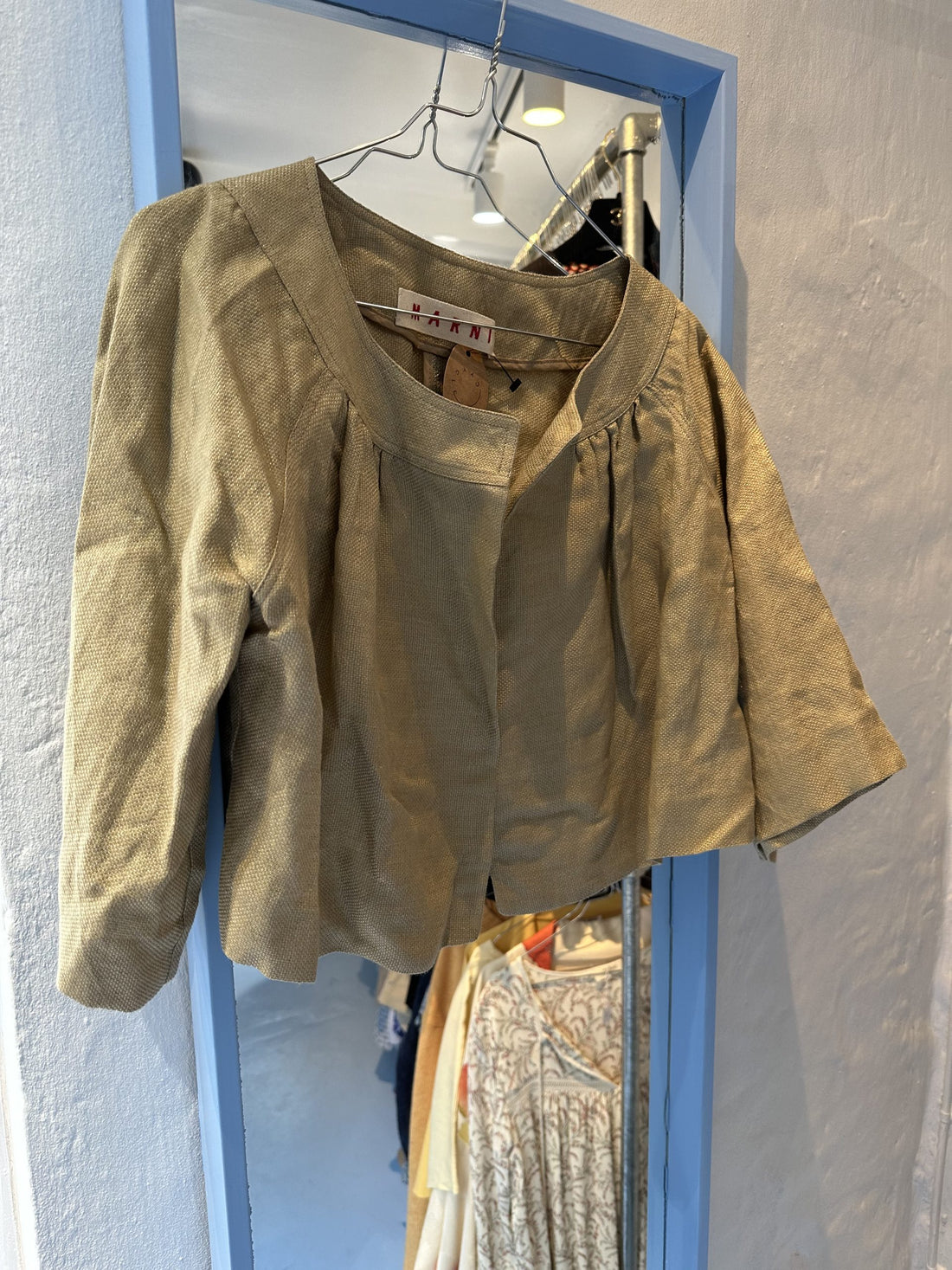 Marni kort jakke forfra spejl