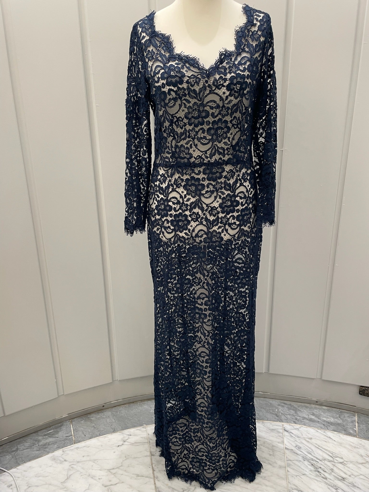 Skrædder Syet Blonde Kjole