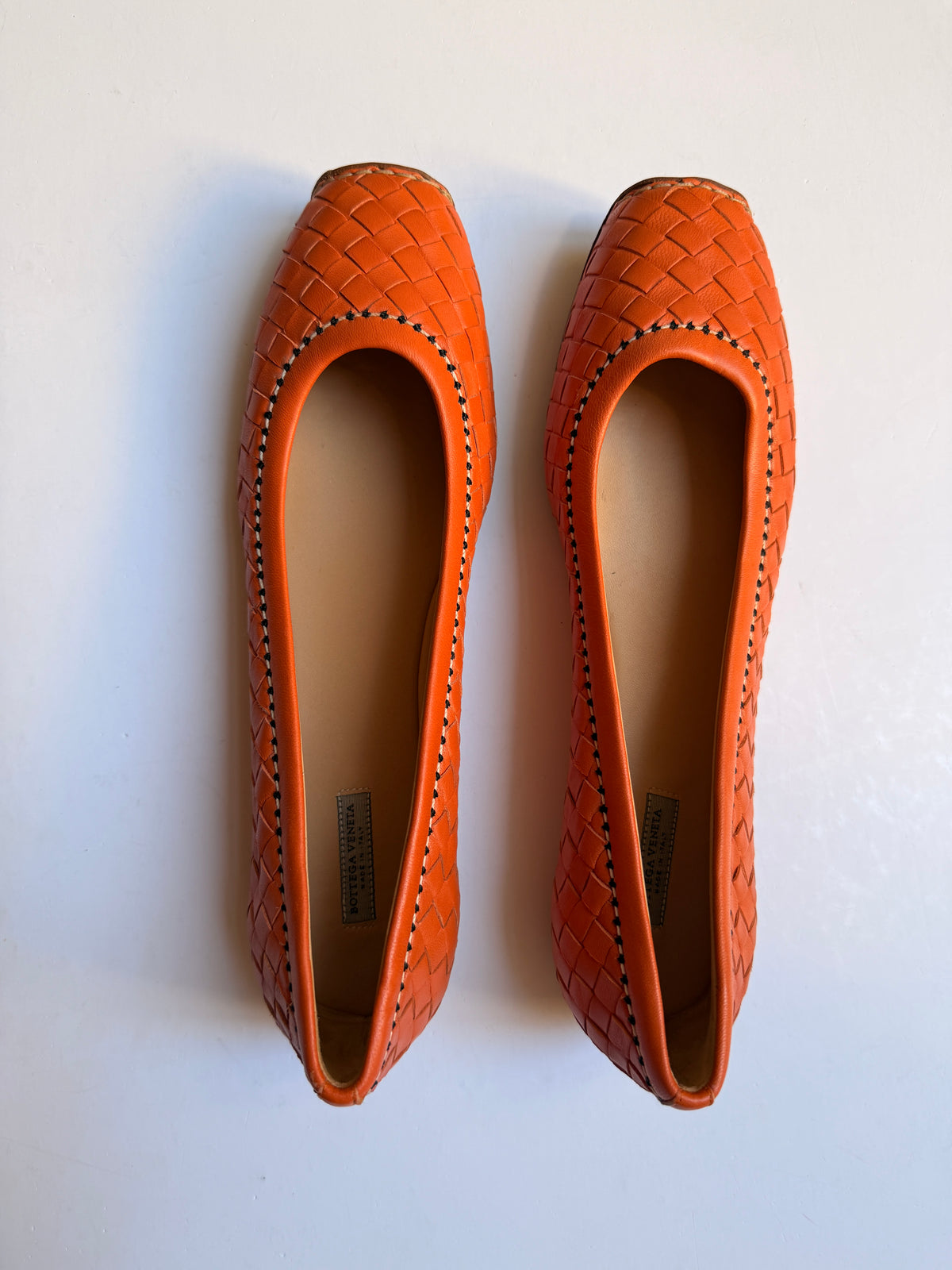 Bottega Veneta Intrecciato Leather Flats