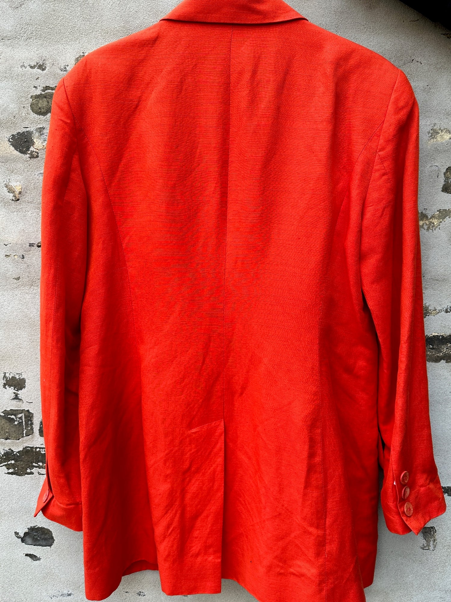 Kenzo sæt blazer rød/orange