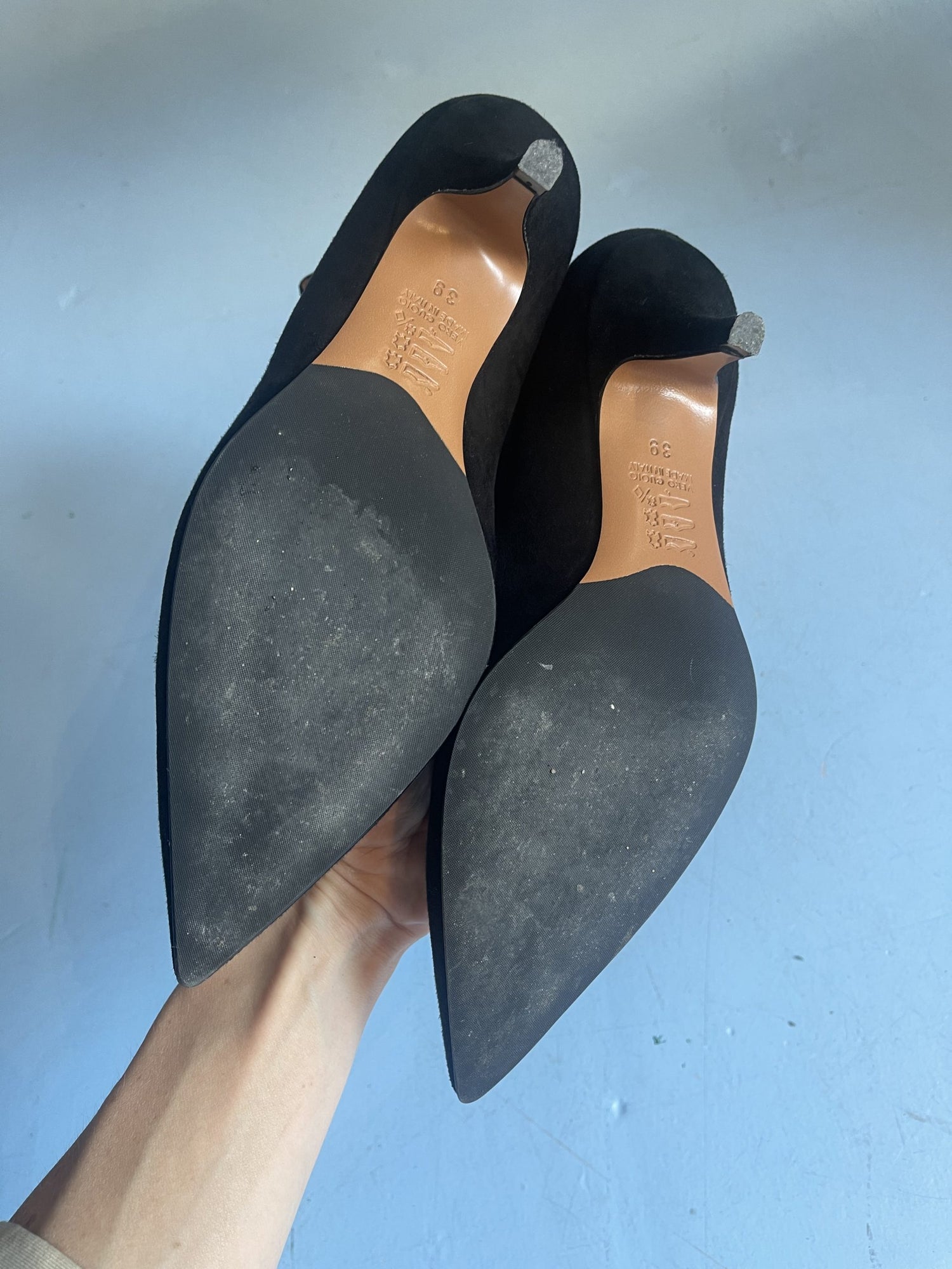 Notabene stiletter sorte sål