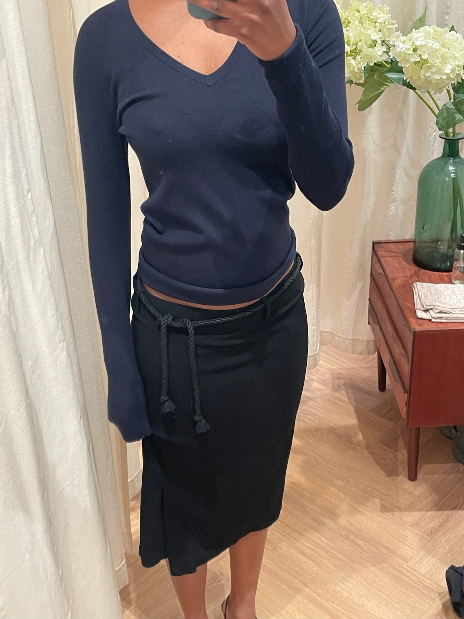Filippa K Twill Split Nederdel