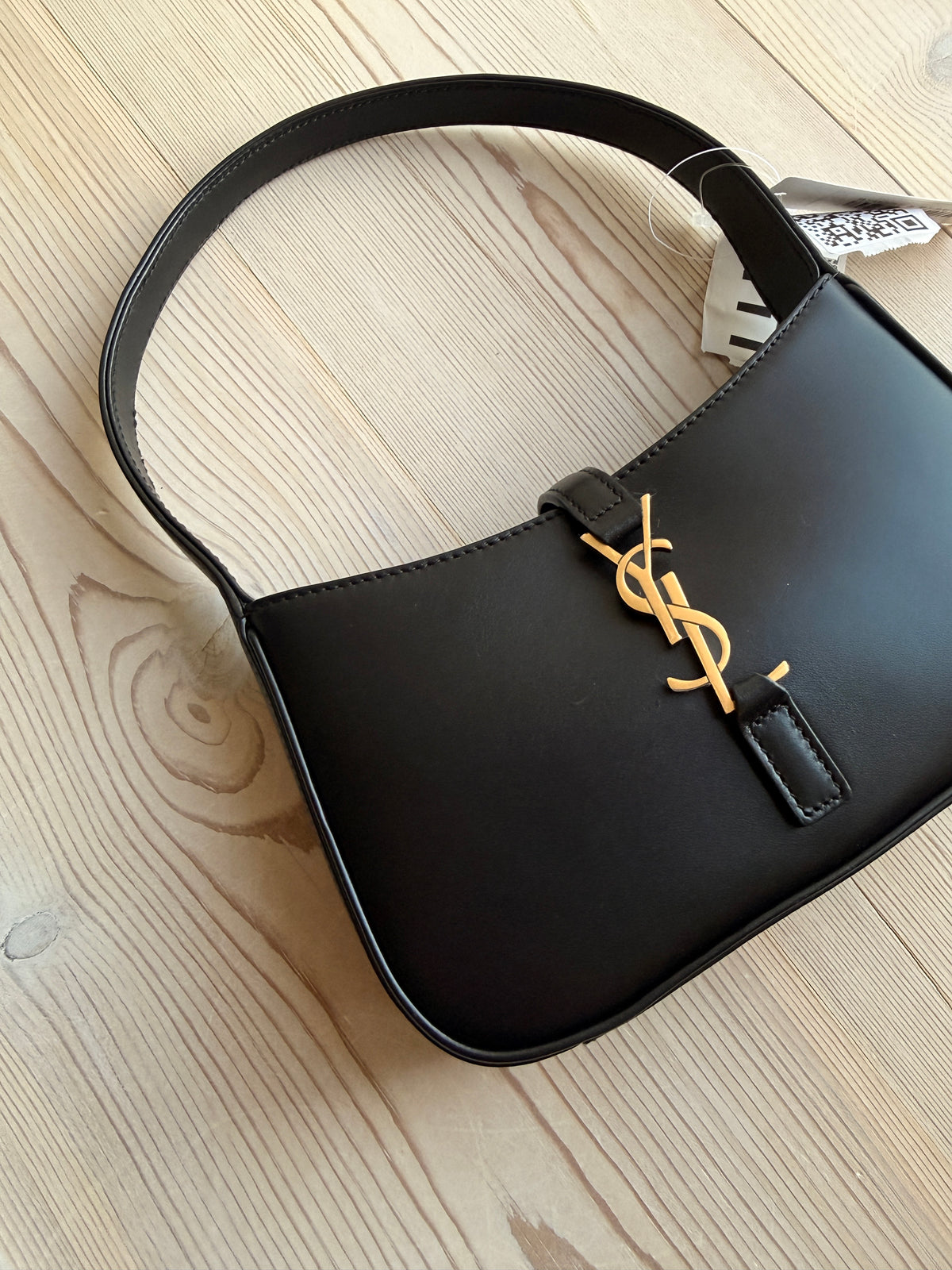 Saint Laurent Paris Mini Hobo Leather Handbag / Taske