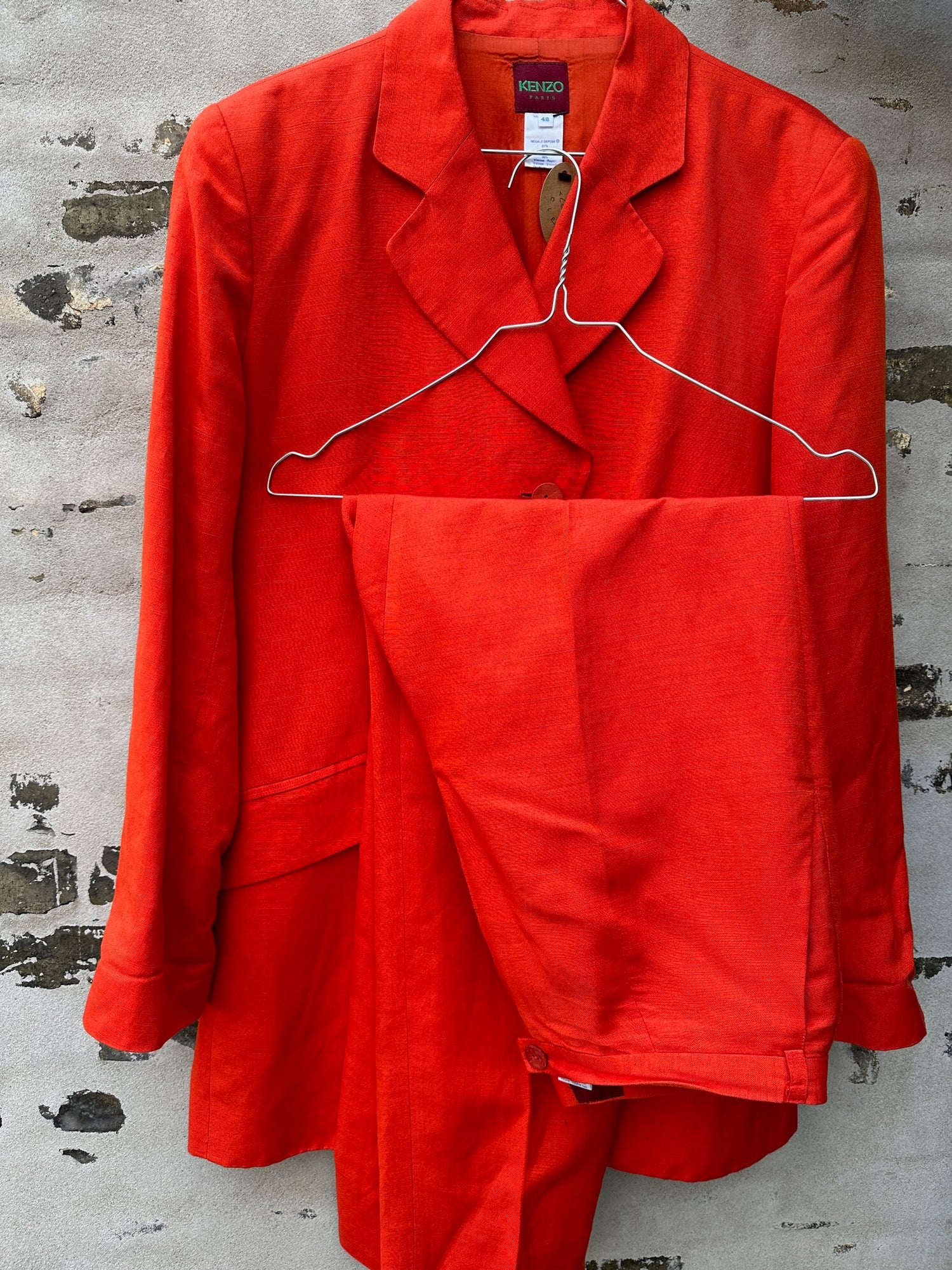 Kenzo sæt rød/orange