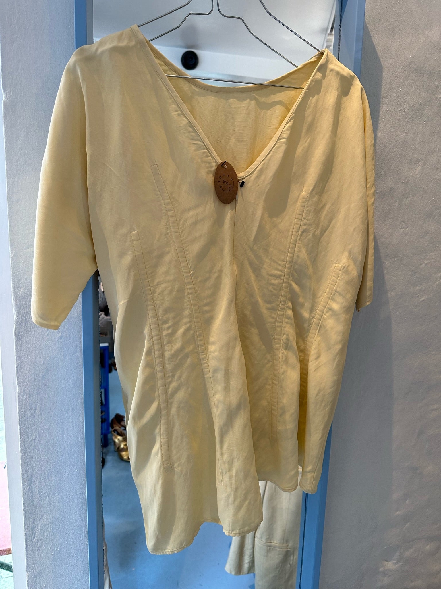 Jil Sander top gul bagfra