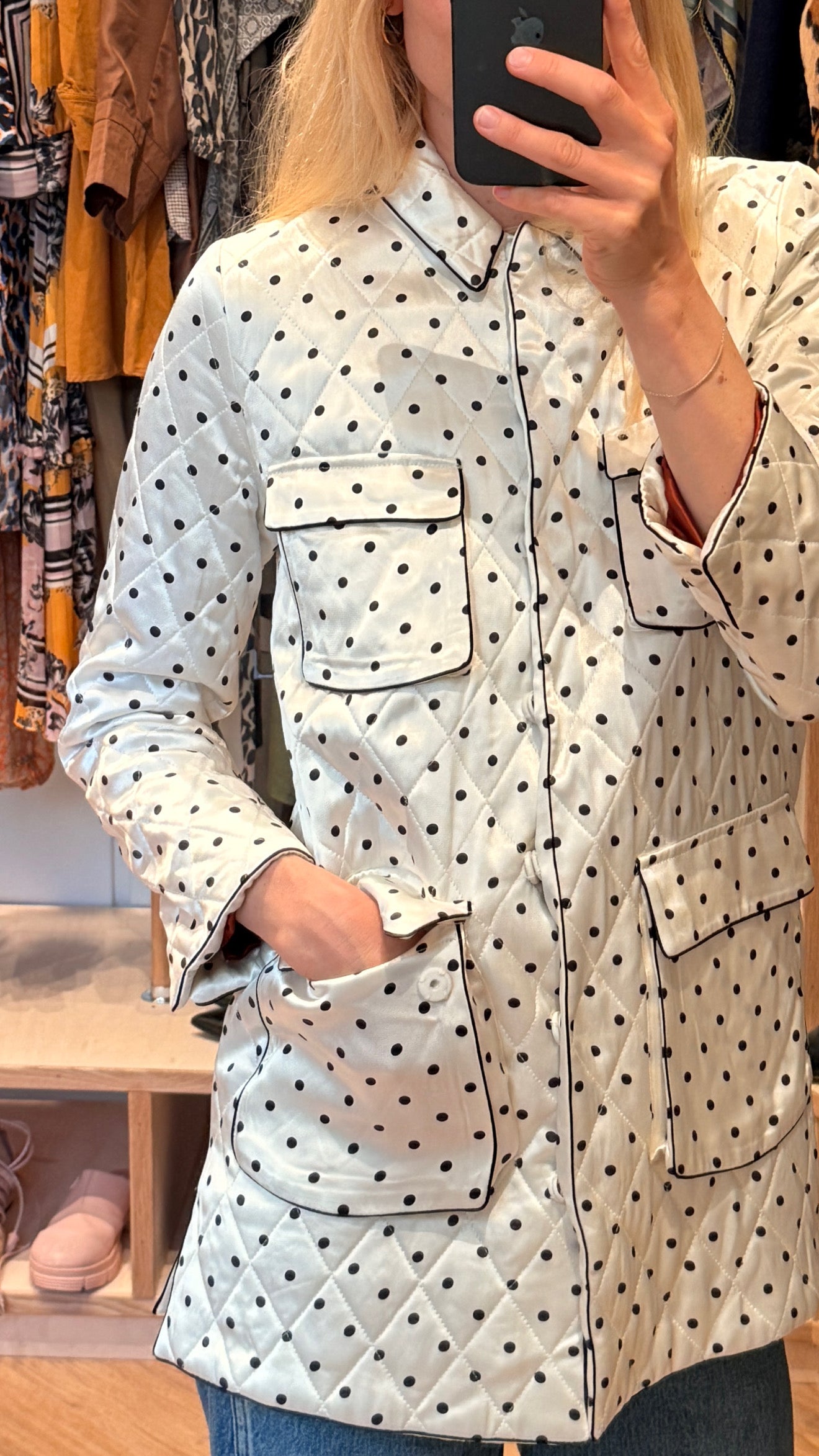 Ganni Polka Dot Jakke