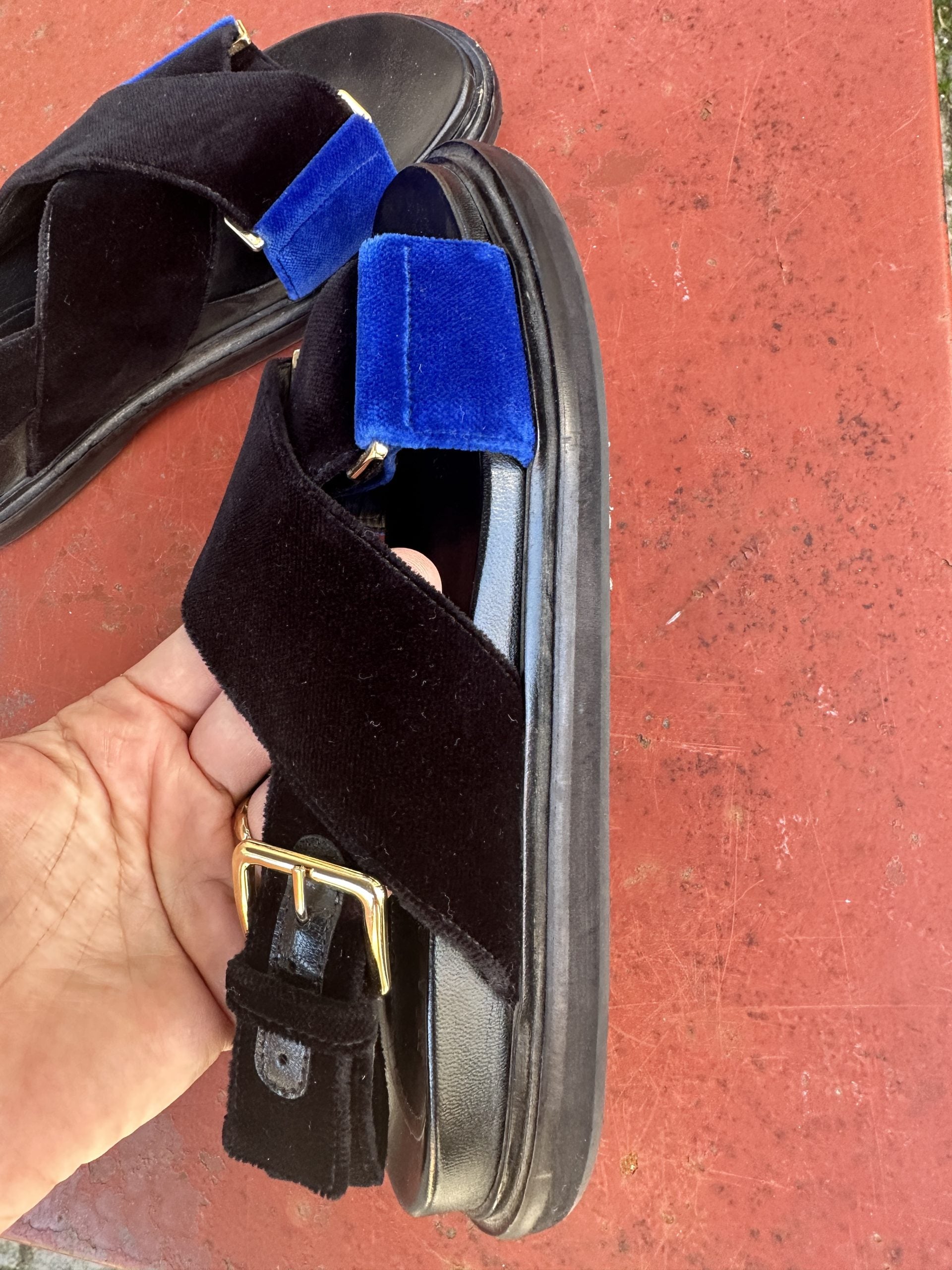 Marni Fussbett Sandals Velor