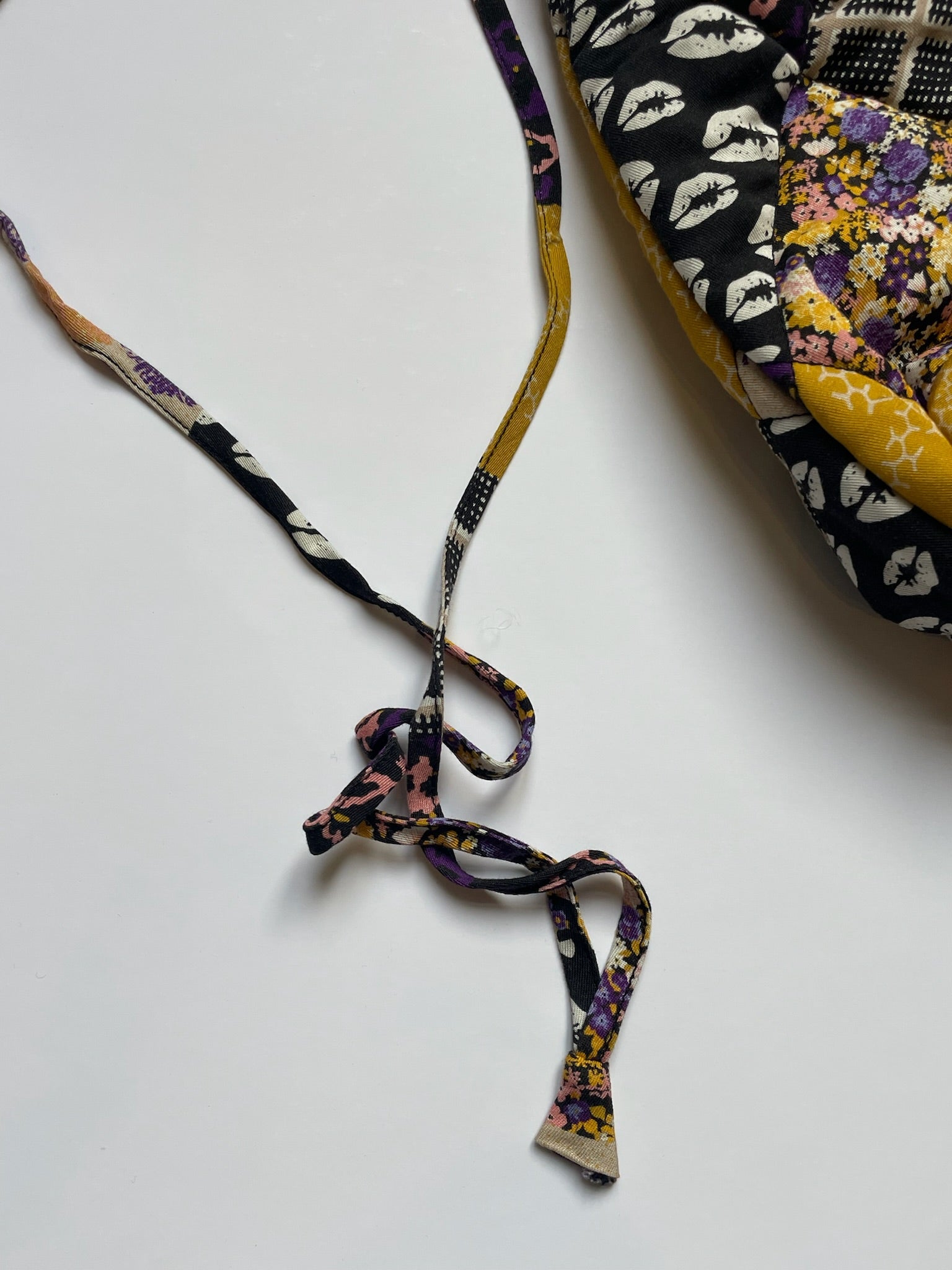 Quiltet Blomster Taske