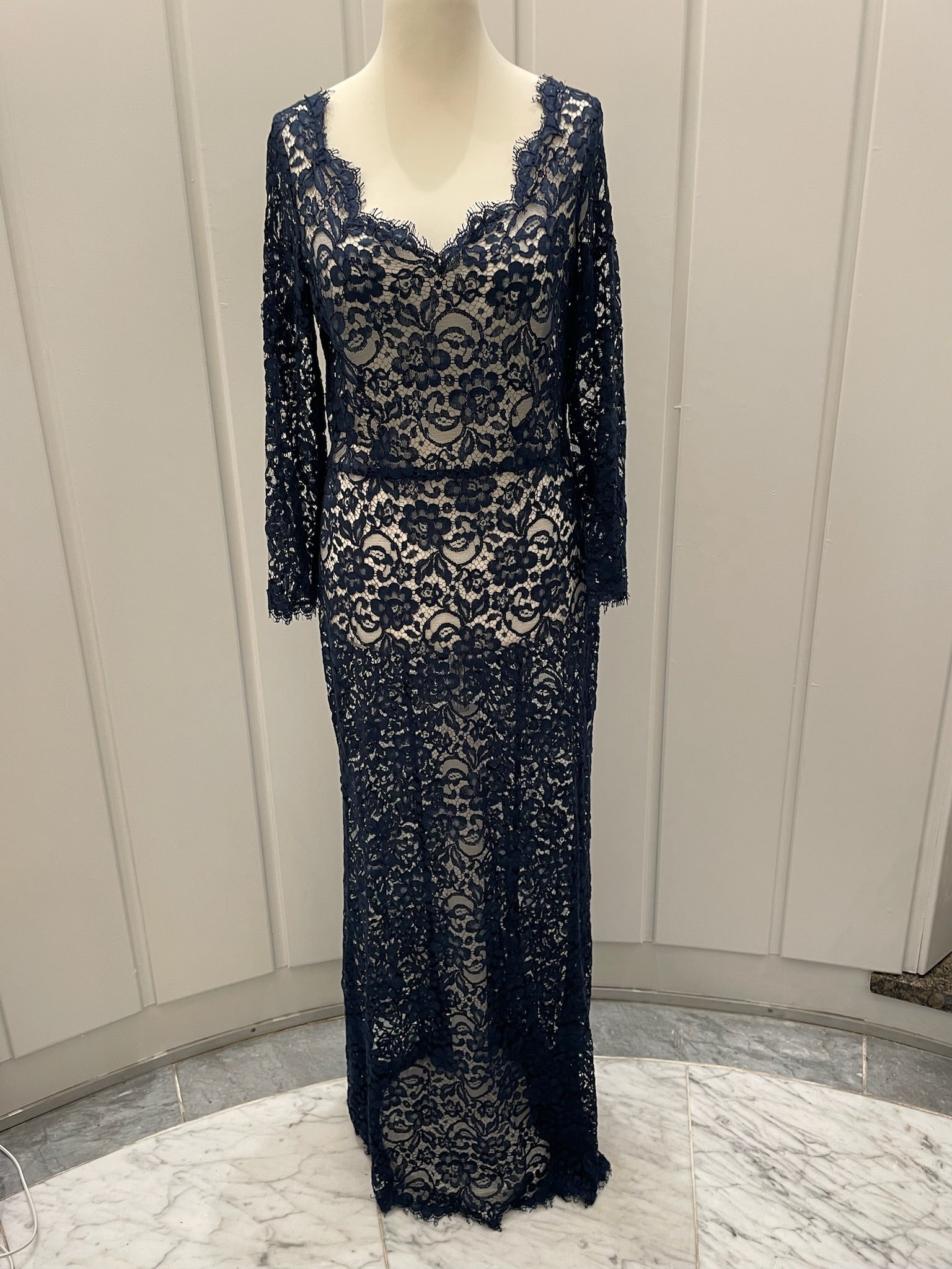 Skrædder Syet Blonde Kjole