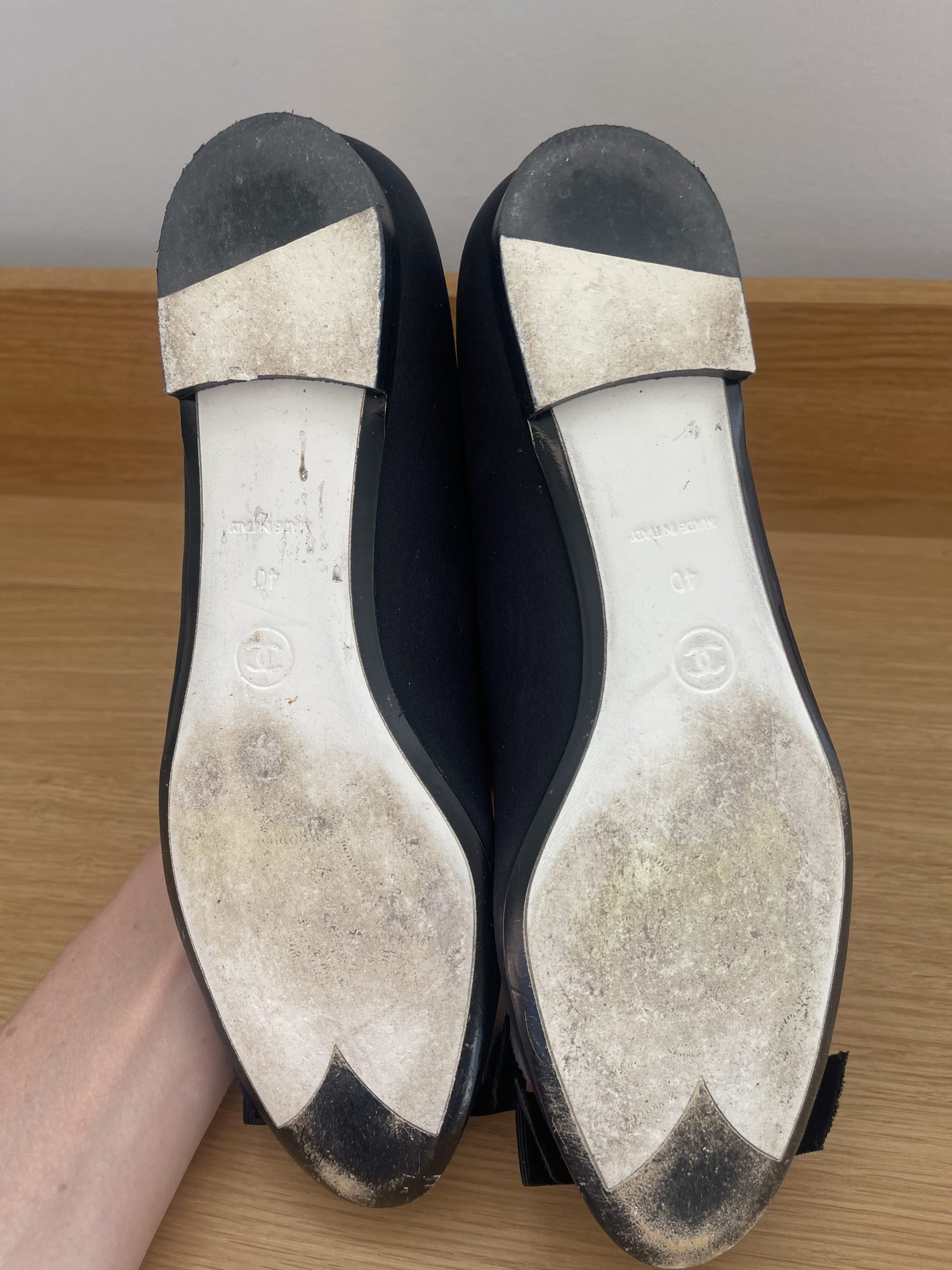 Chanel ballerina sål