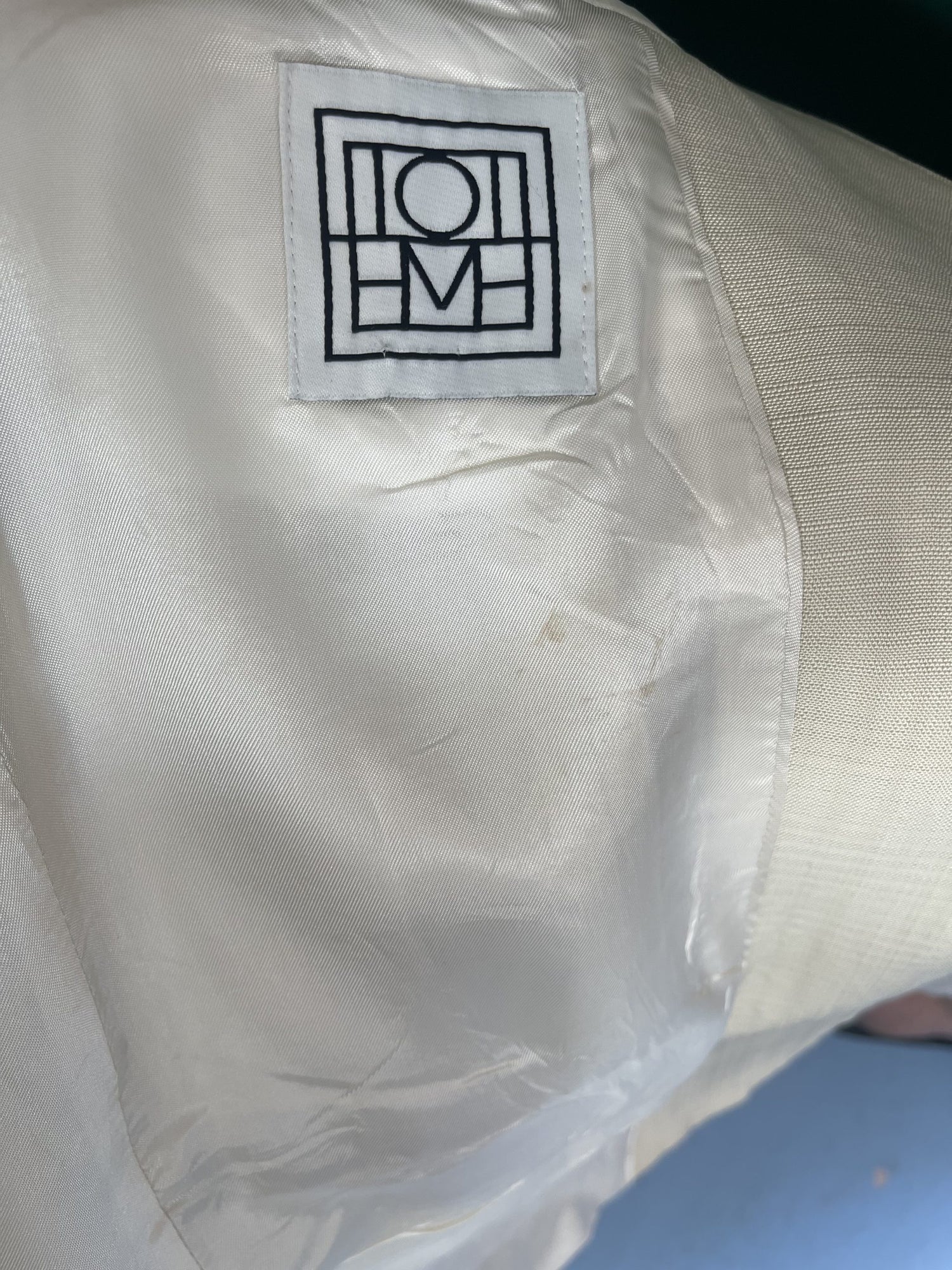 Toteme blazer inden i