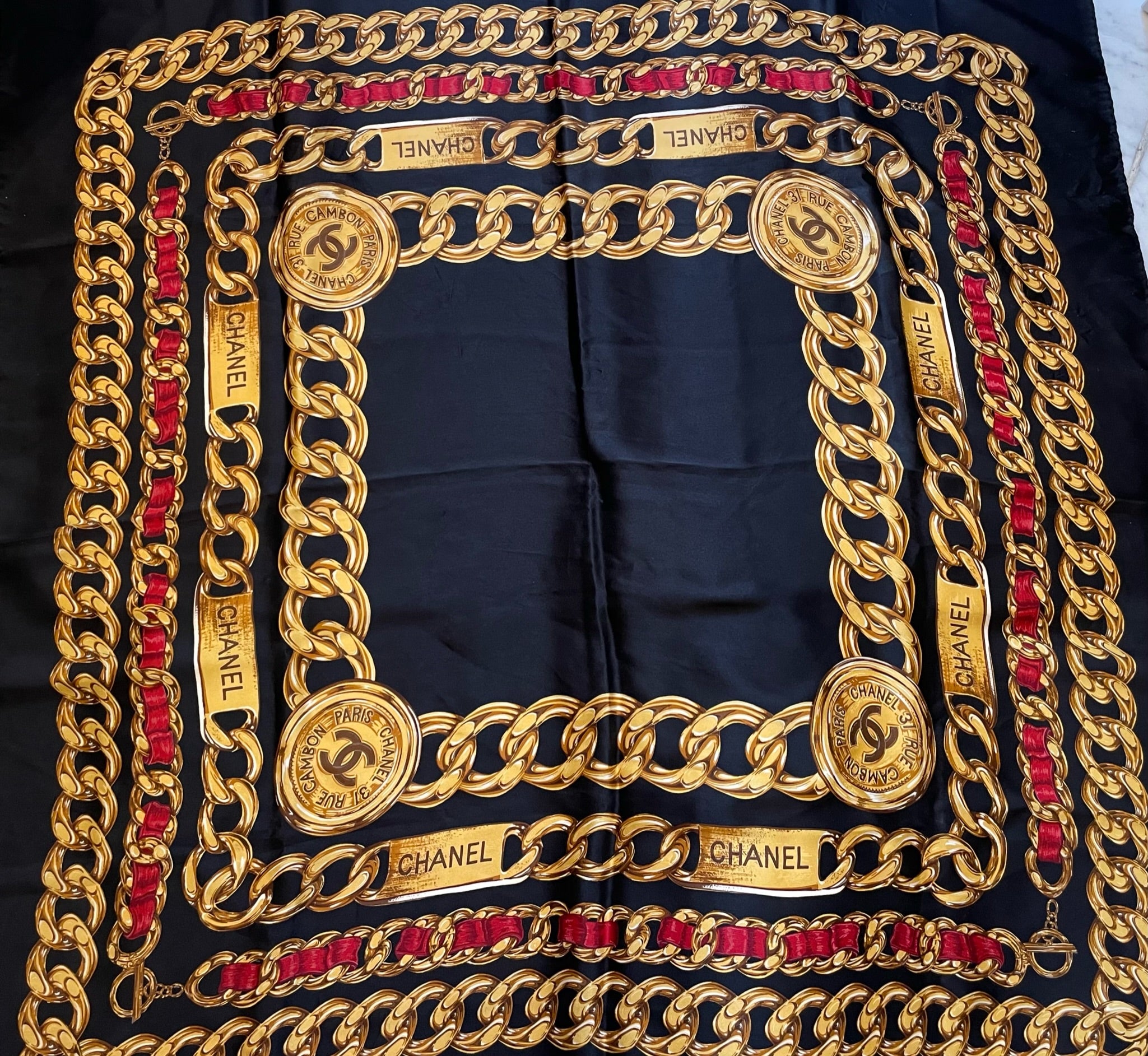 Chanel Silke Tørklæde