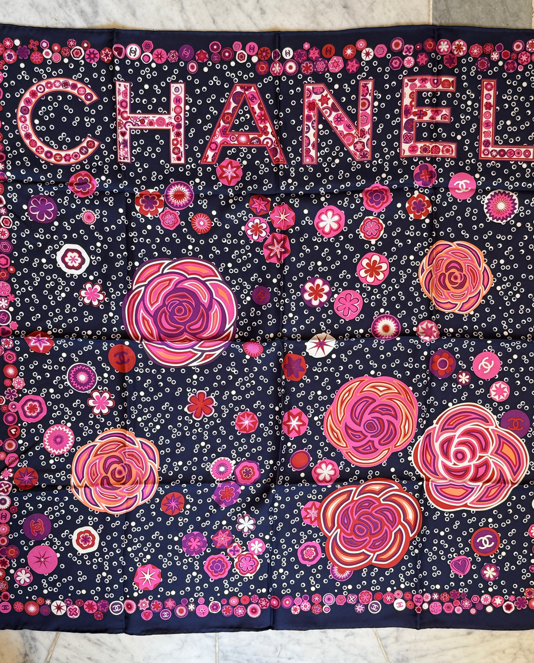 Chanel Silke Tørklæde