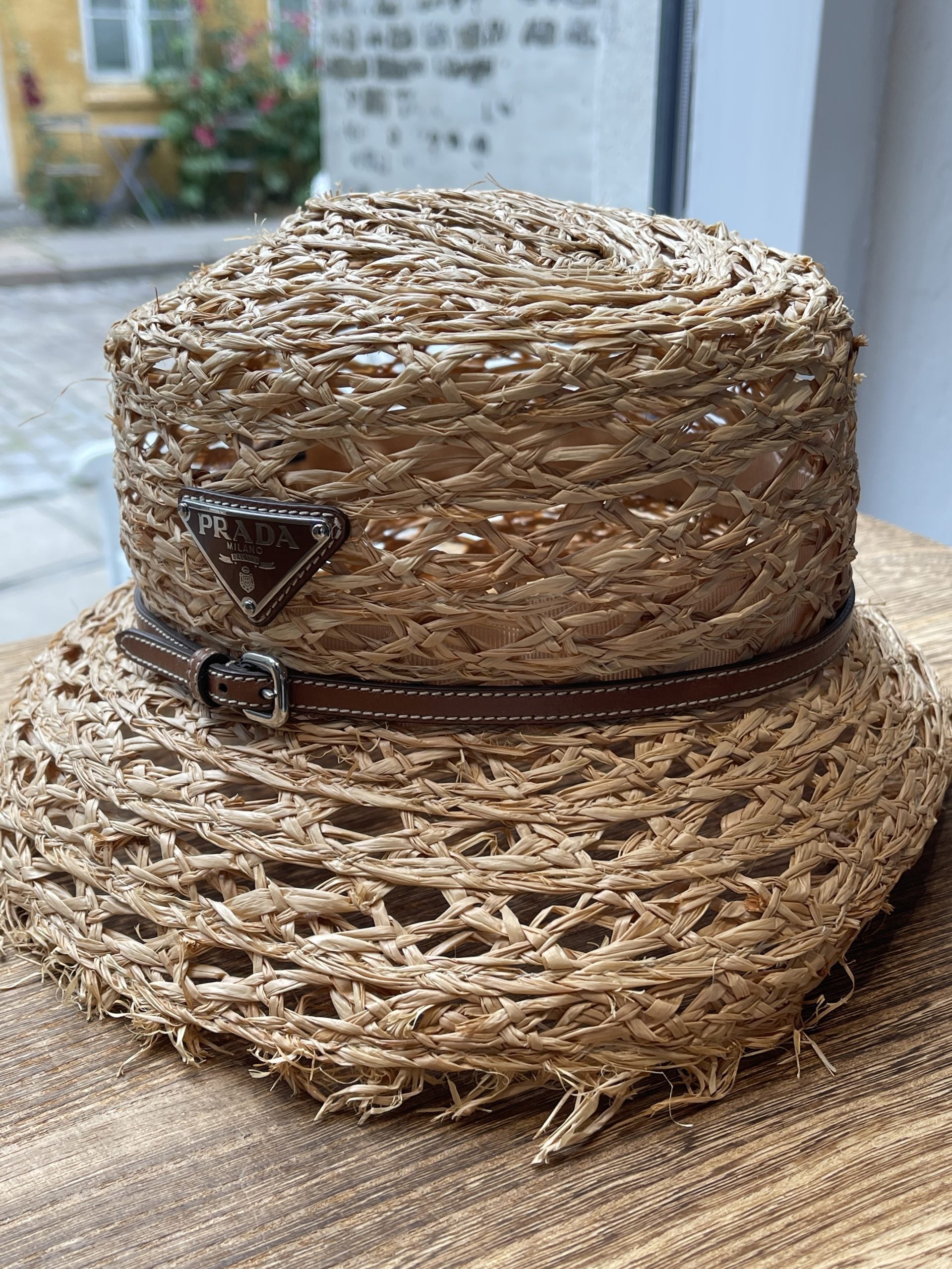 Prada raffia hat