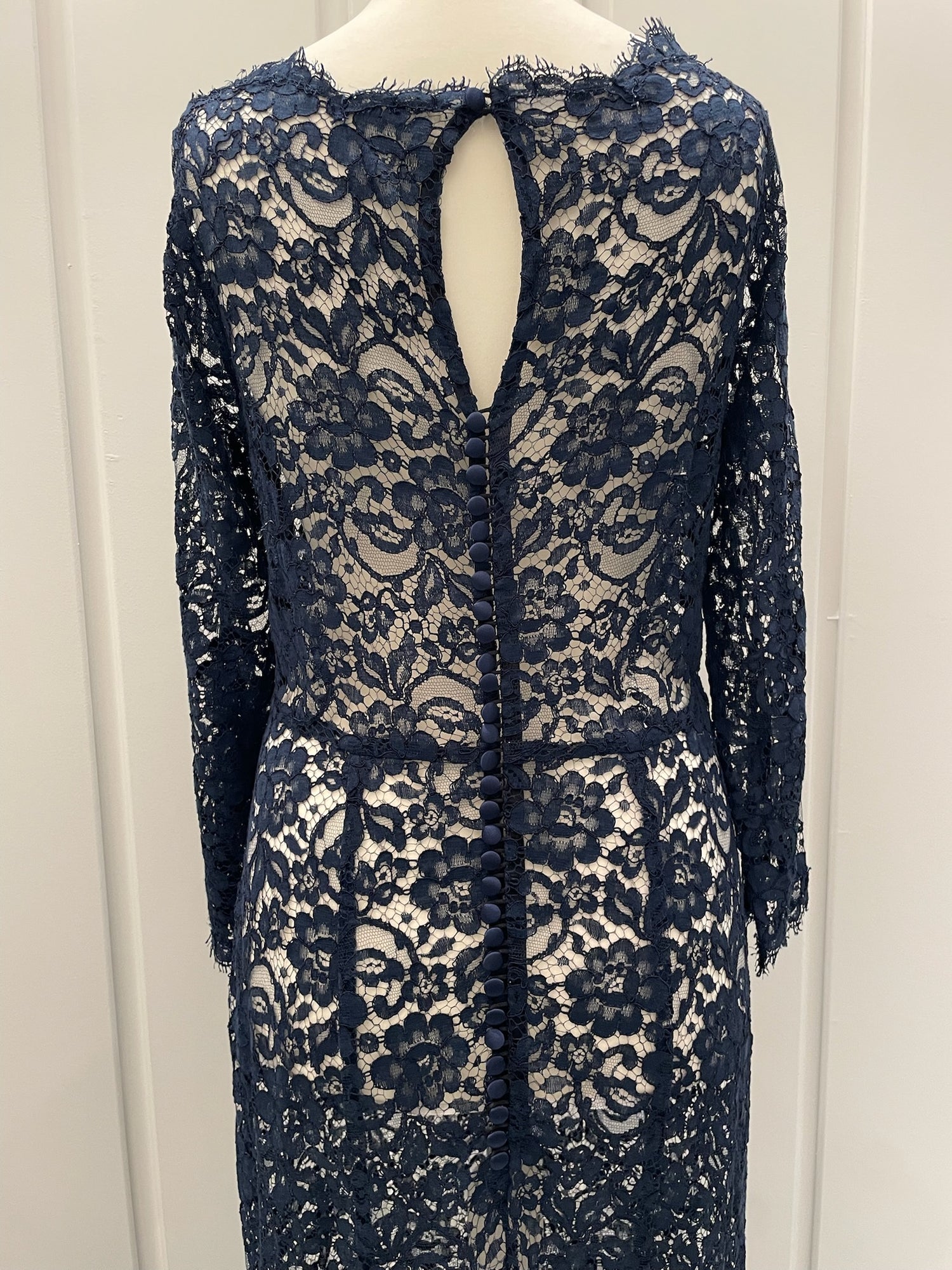 Skrædder Syet Blonde Kjole