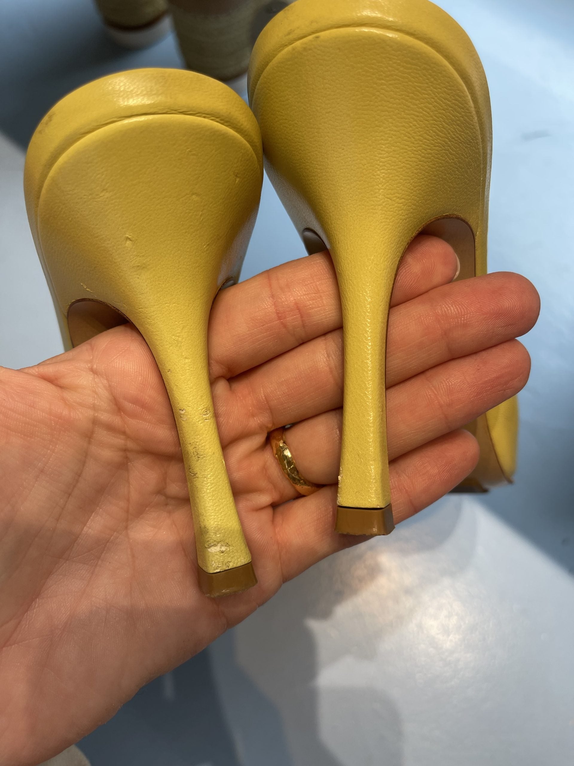 Bottega Veneta Sandaler gul hæl