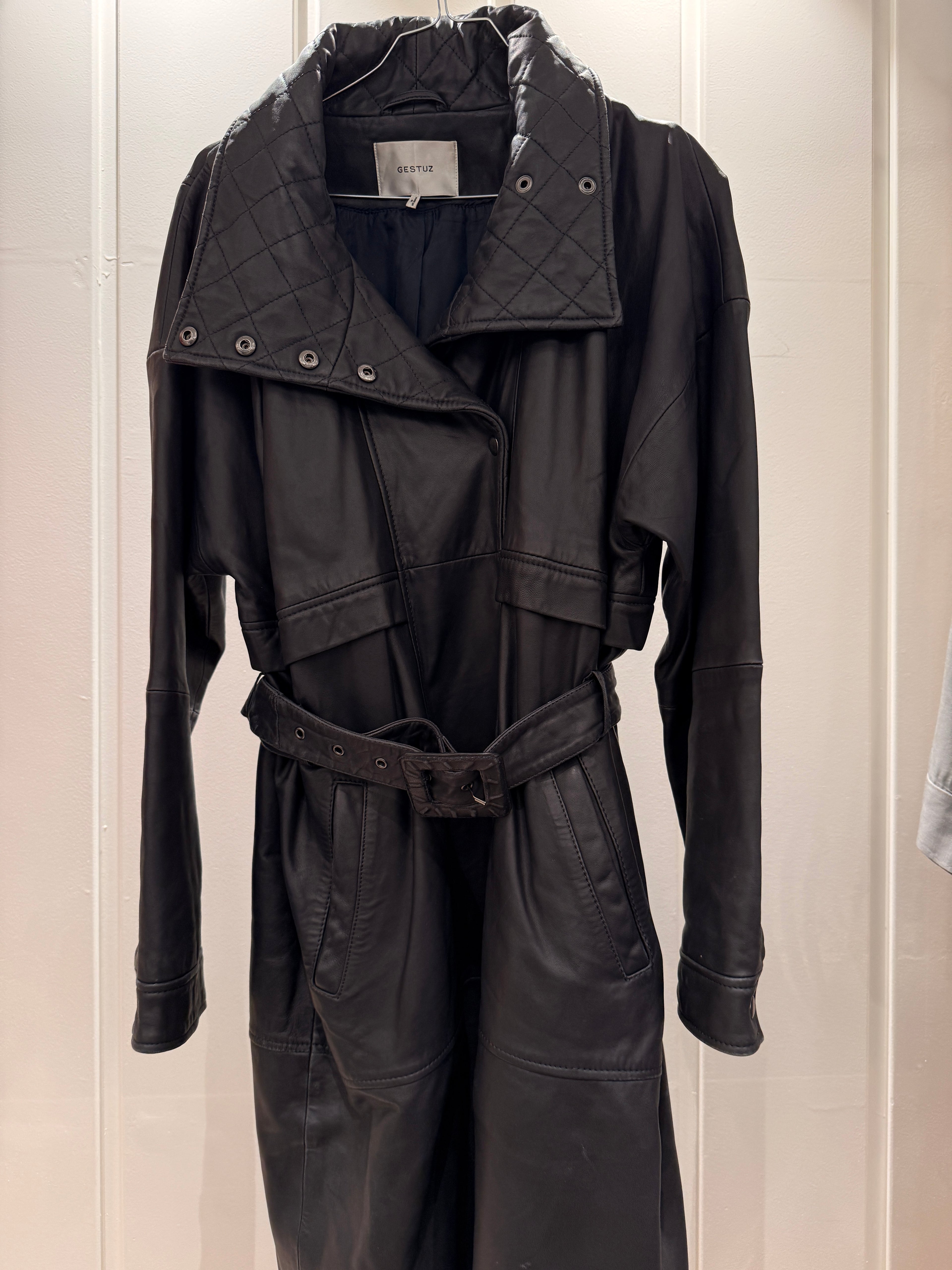 Gestuz Leather Coat