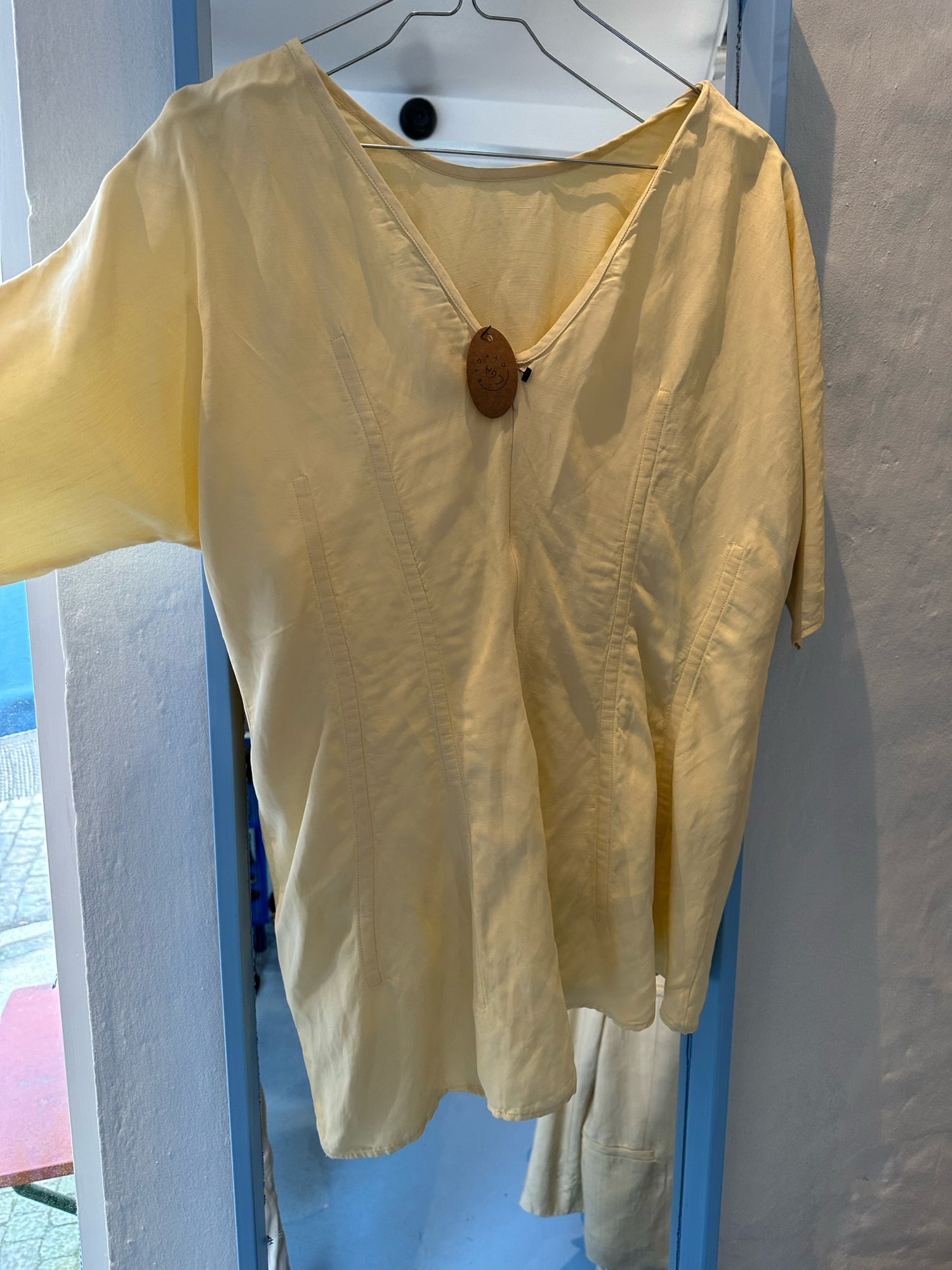 Jil Sander top gul bagfra