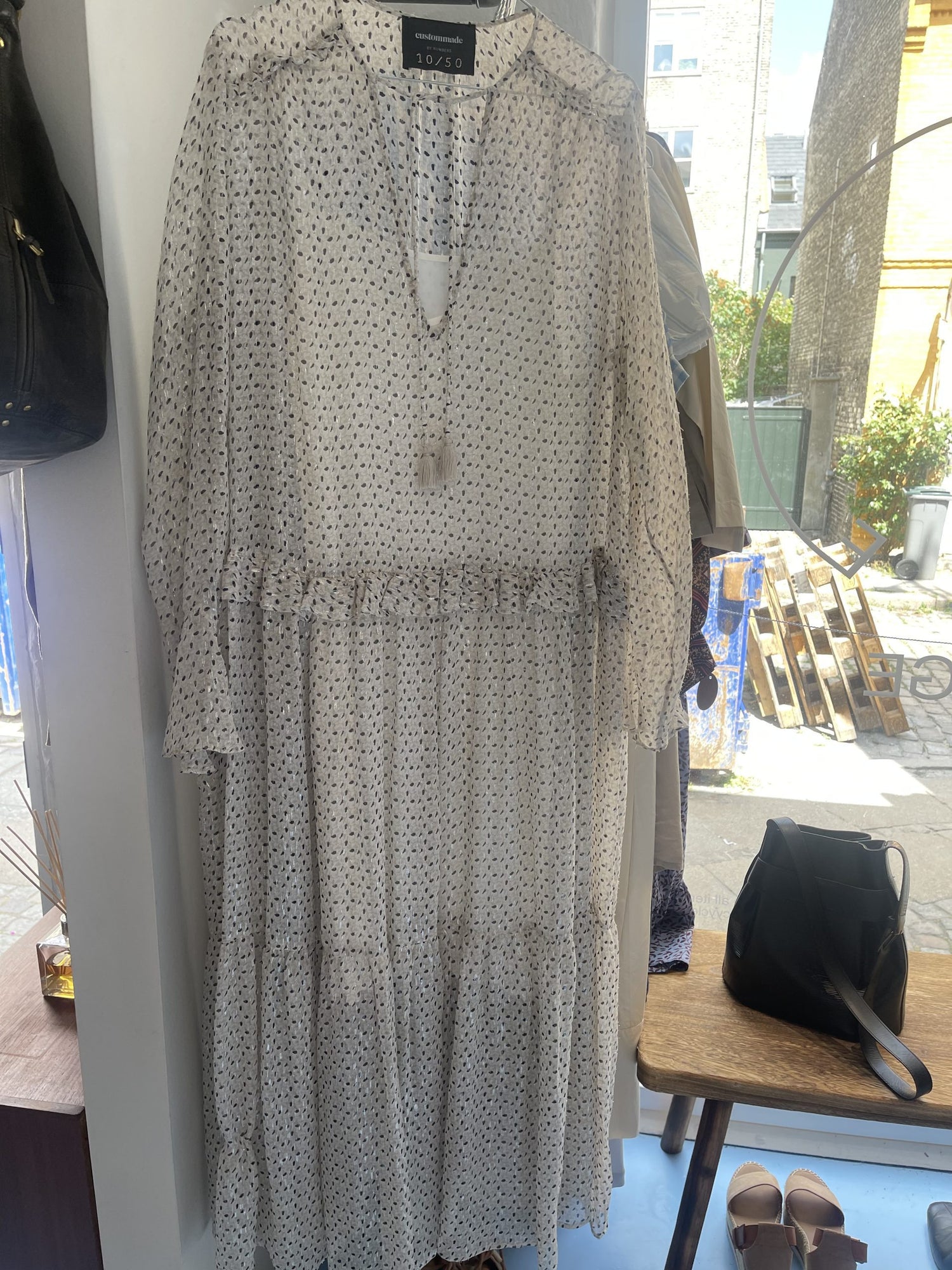 Custommade kjole forfra