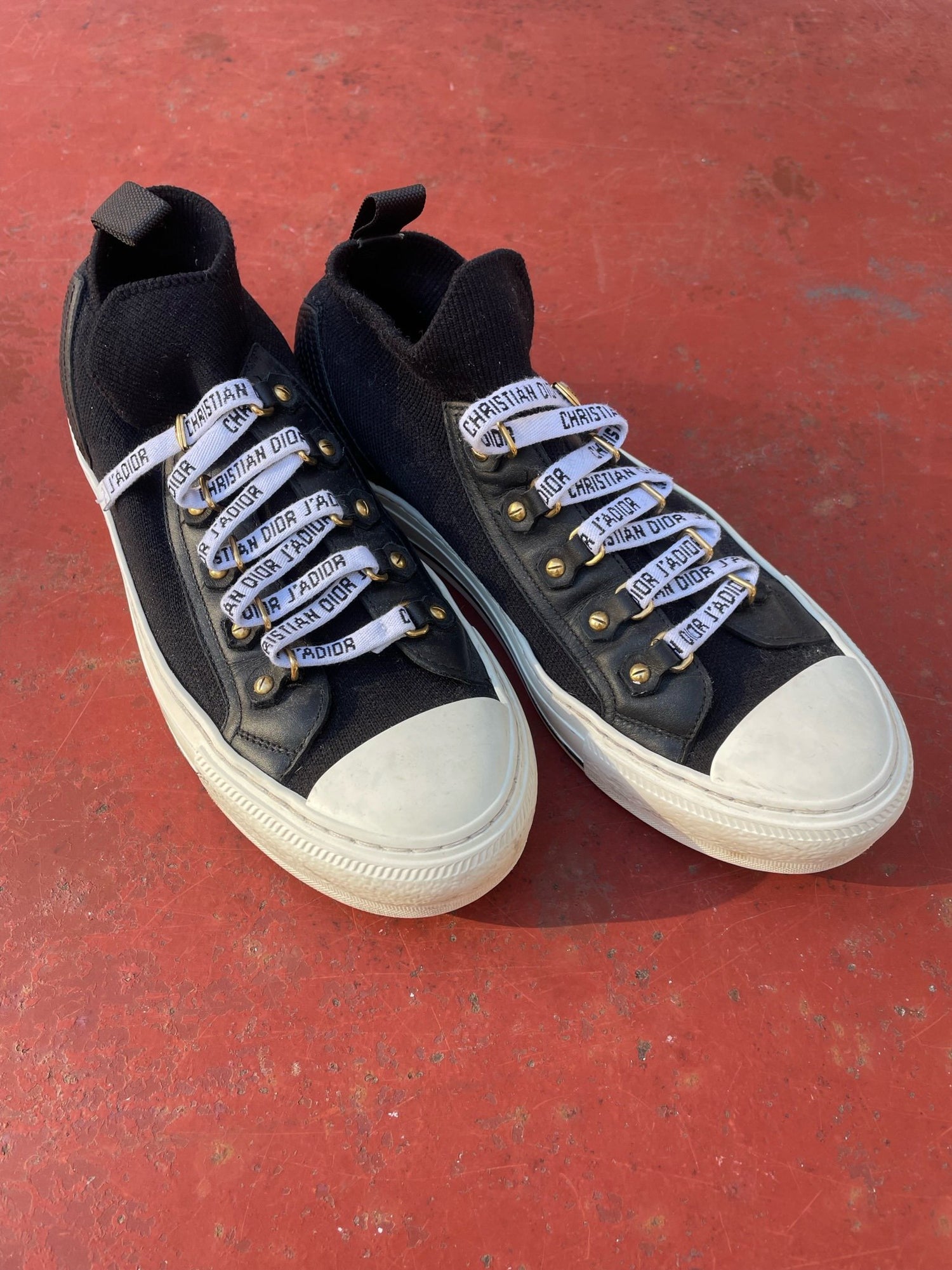 Dior sneakers oppefra