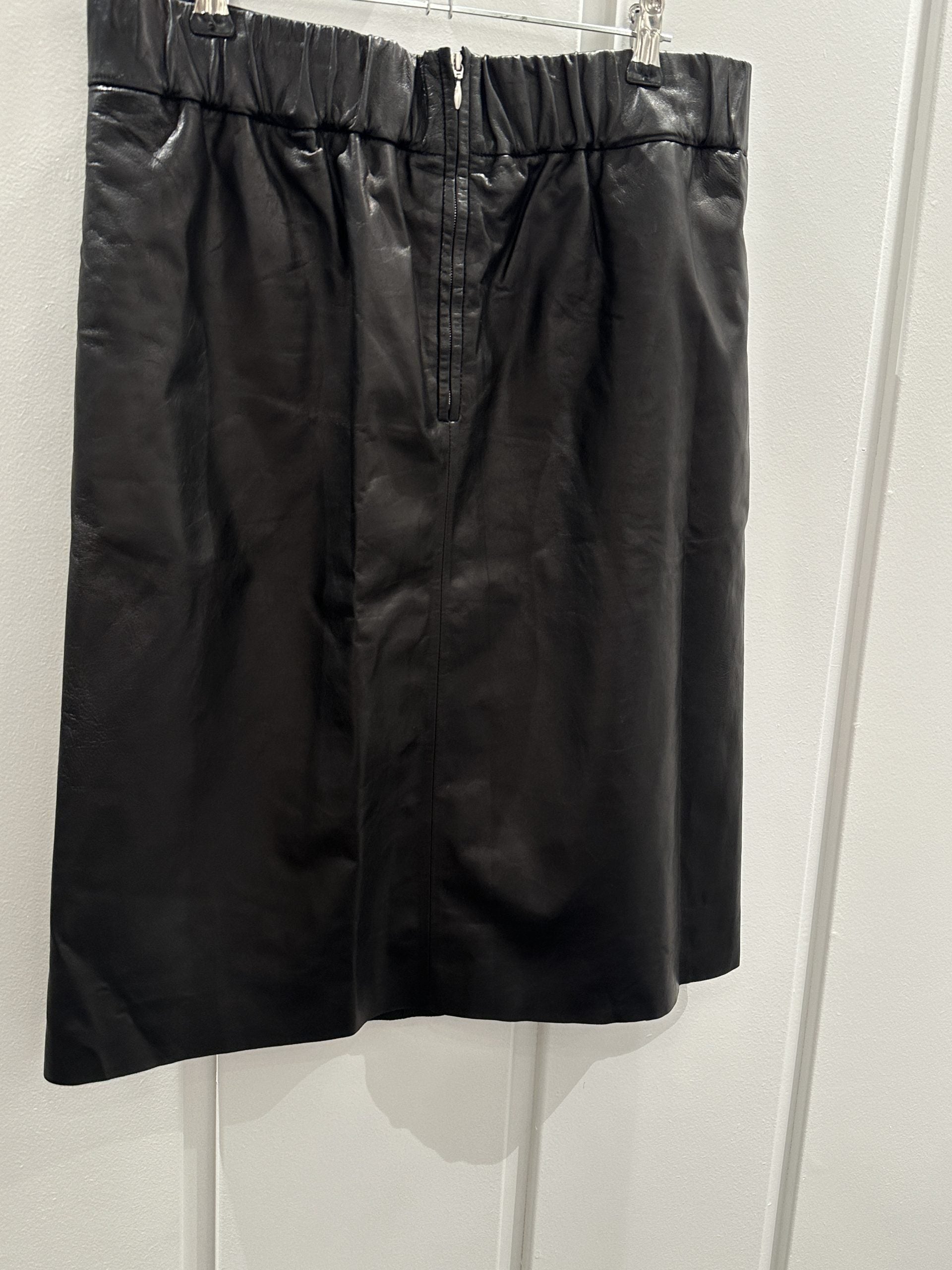 Marni Leather skirt